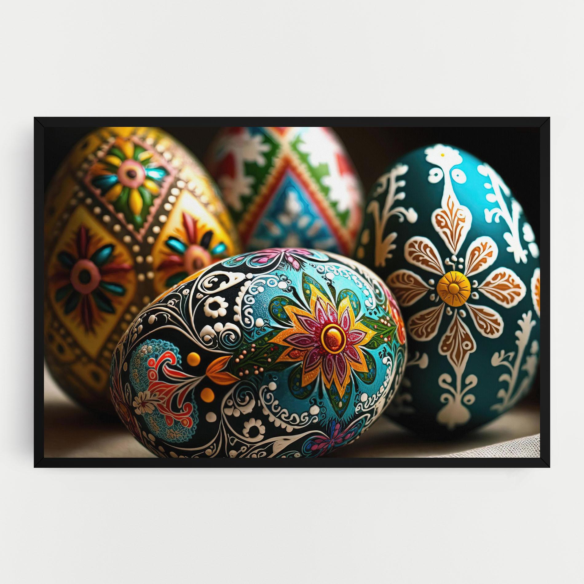 Vászonkép Easter Eggs Ornament mockup 0