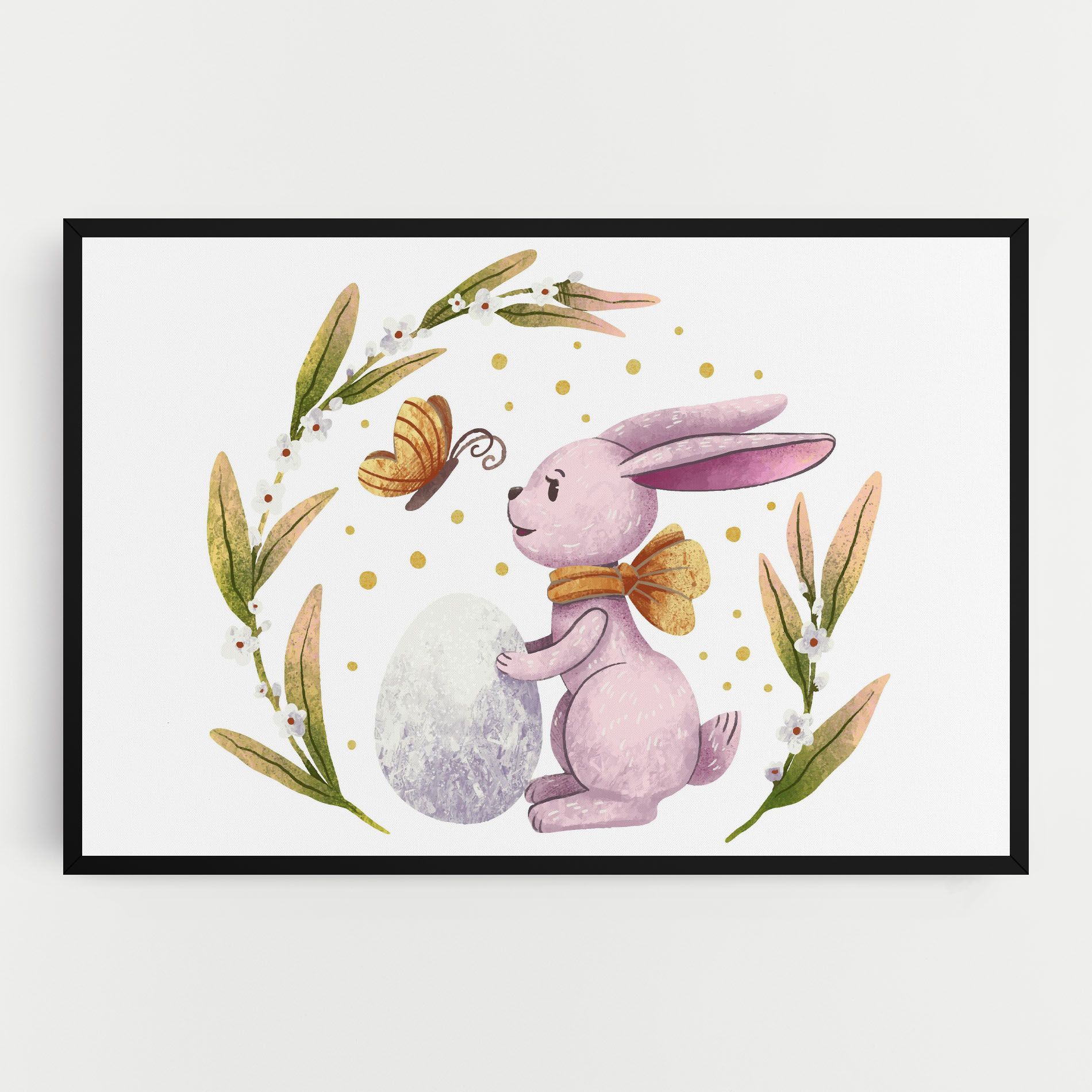 Easter Pink Bunny mockup 0