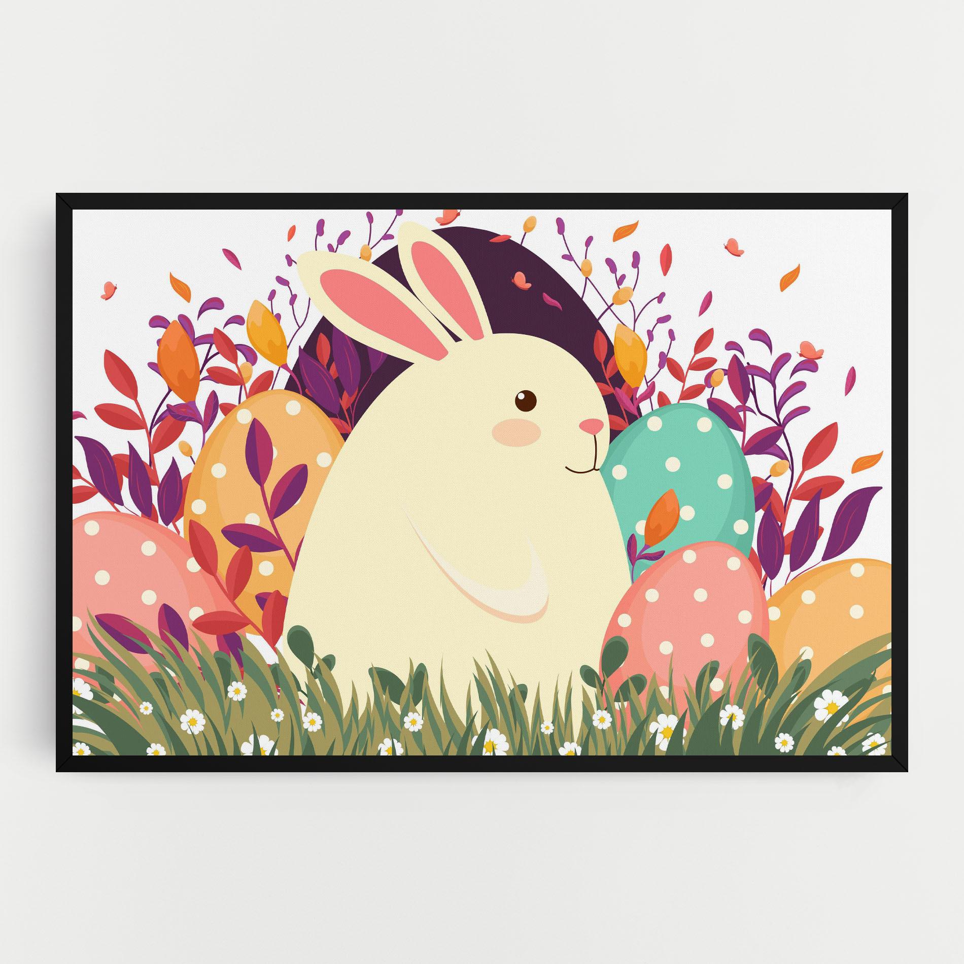 Vászonkép Friendly Bunny mockup 0