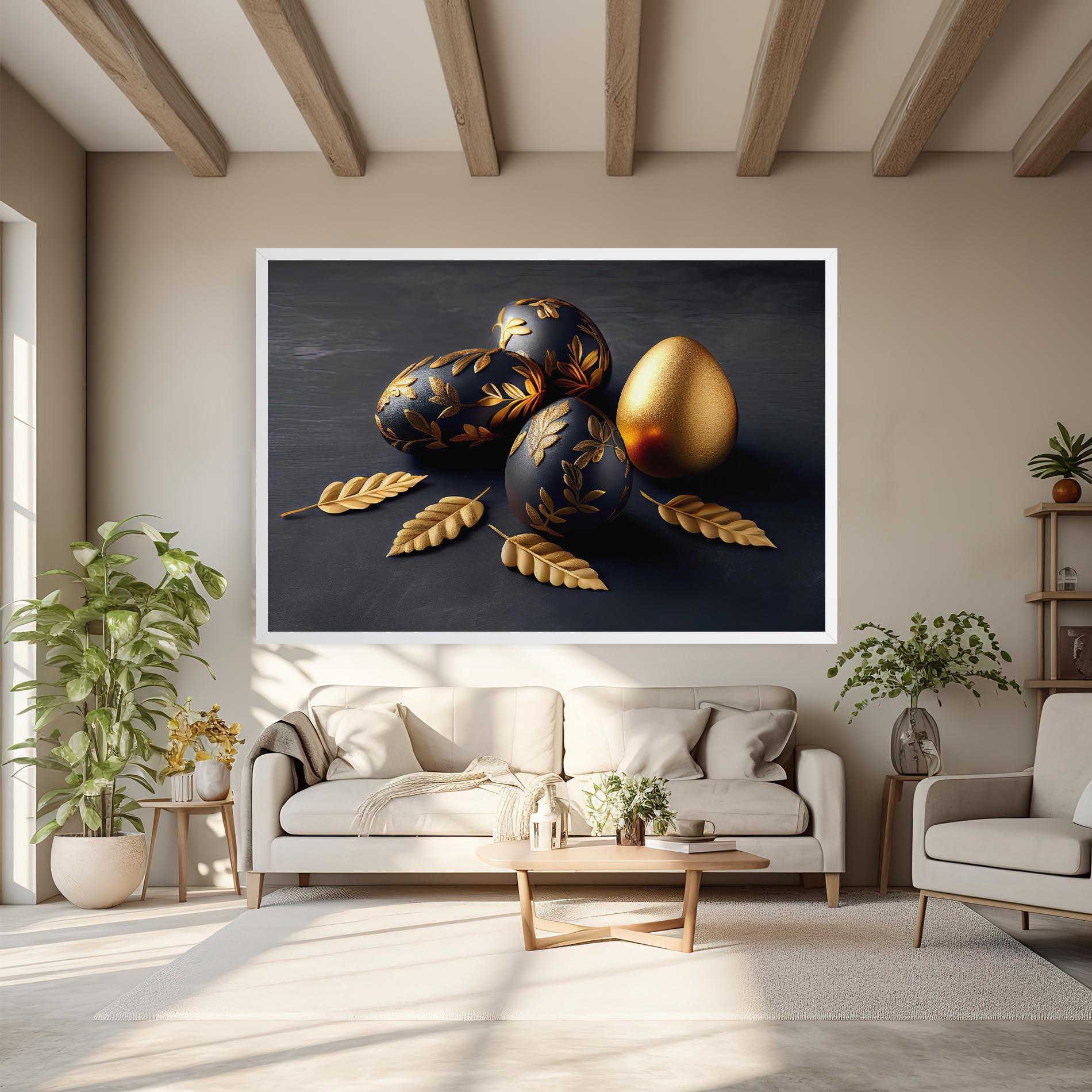 Vászonkép Black Gold Egs mockup 6
