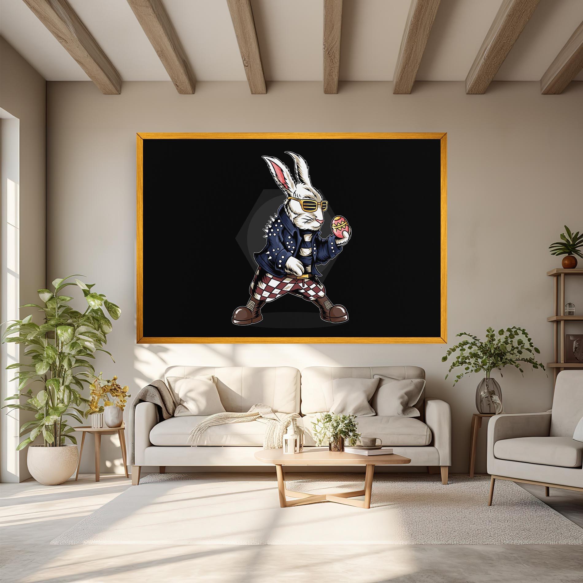 Vászonkép Rabbit Rock mockup 6