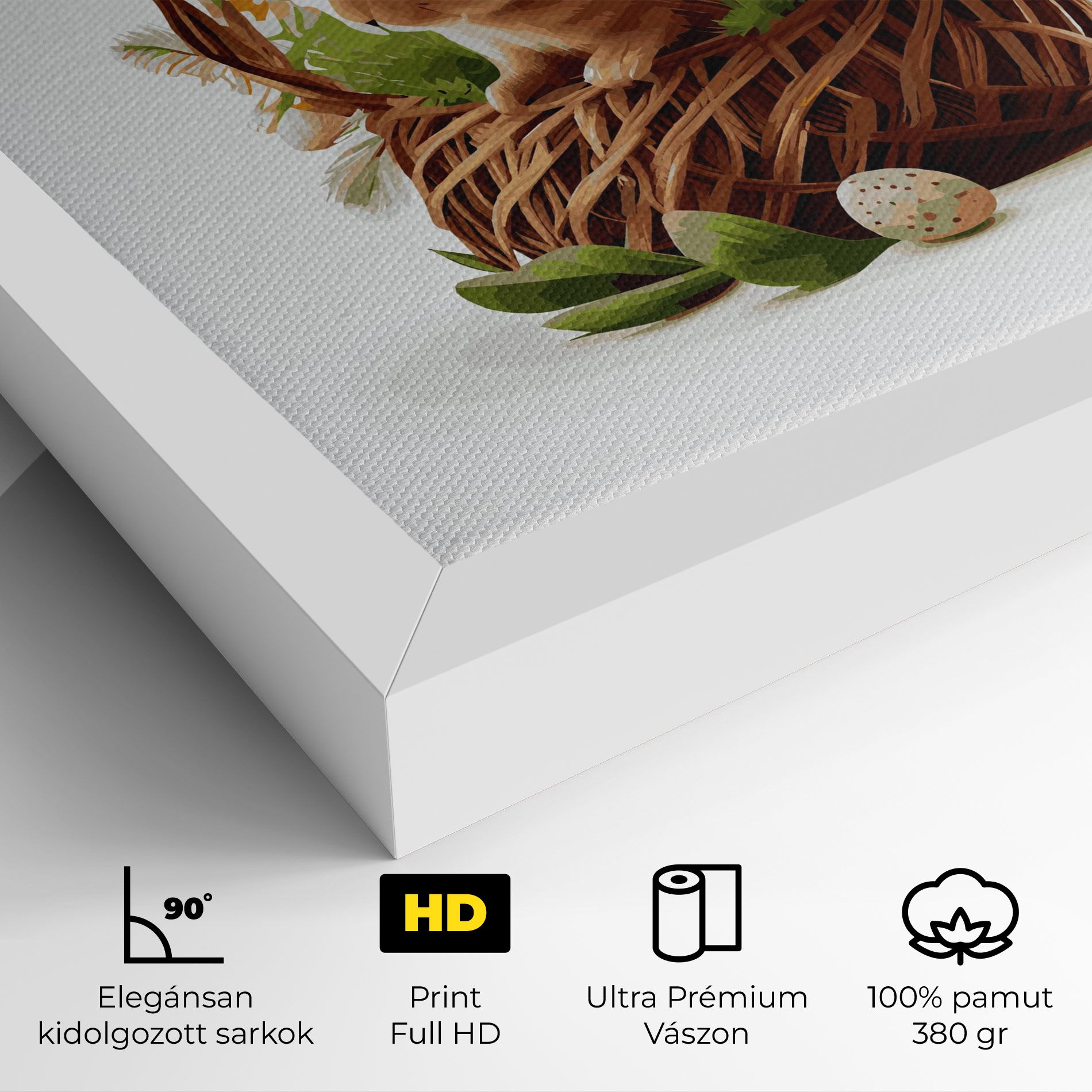 Bunny In Basket mockup 4