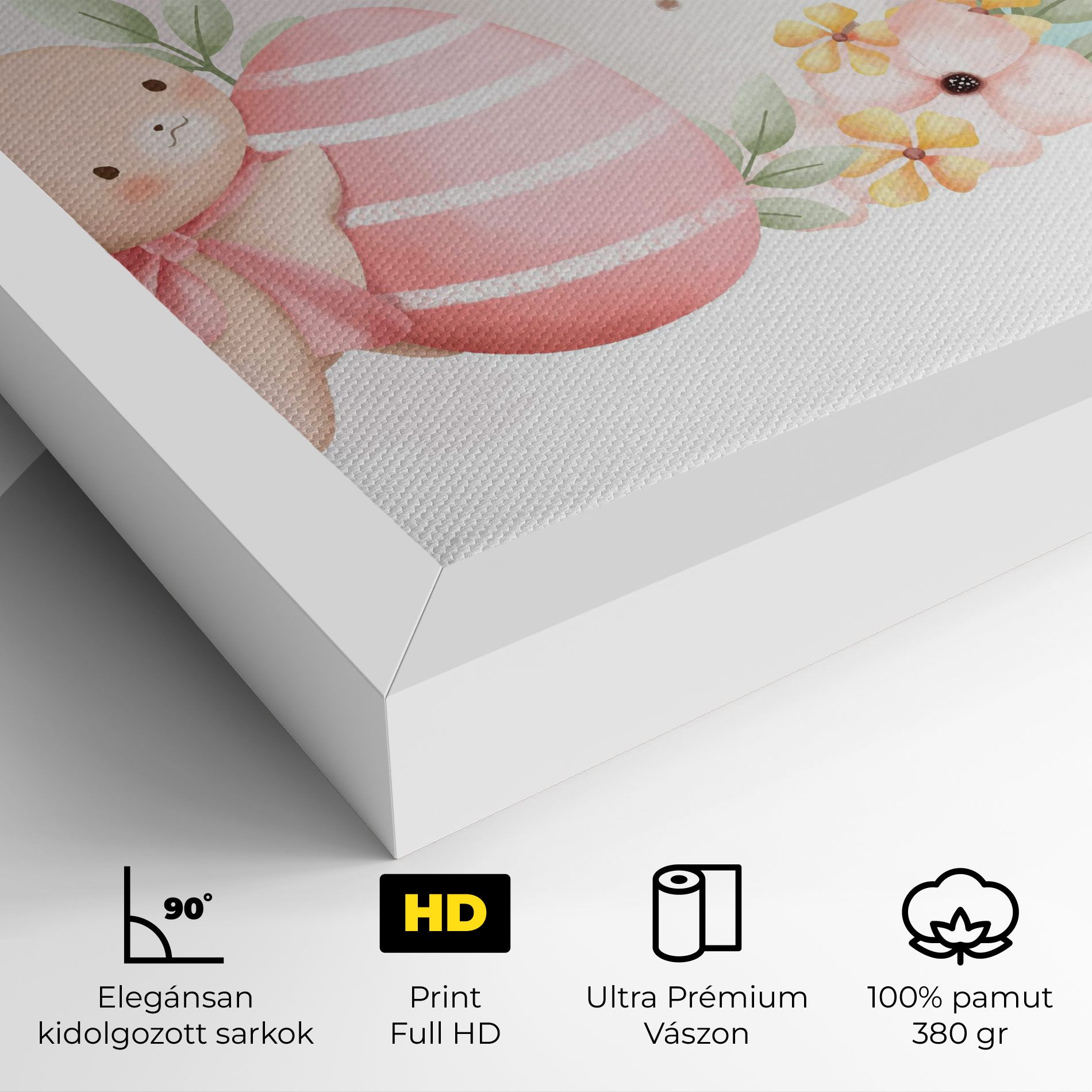 Cute Bunny Art mockup 4