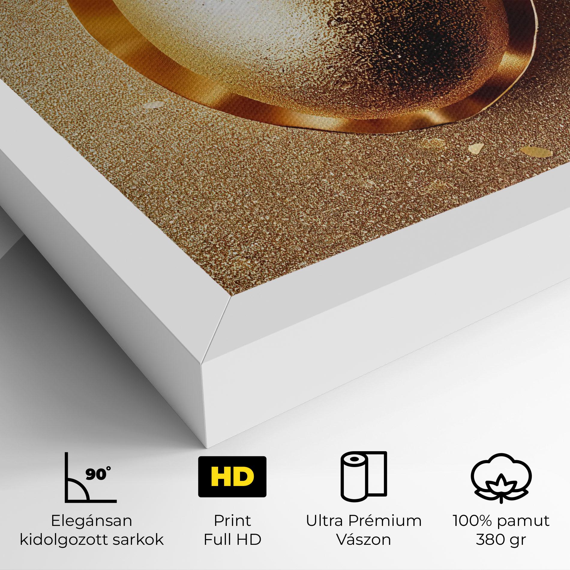 Vászonkép Golden Egg Chocolate mockup 4