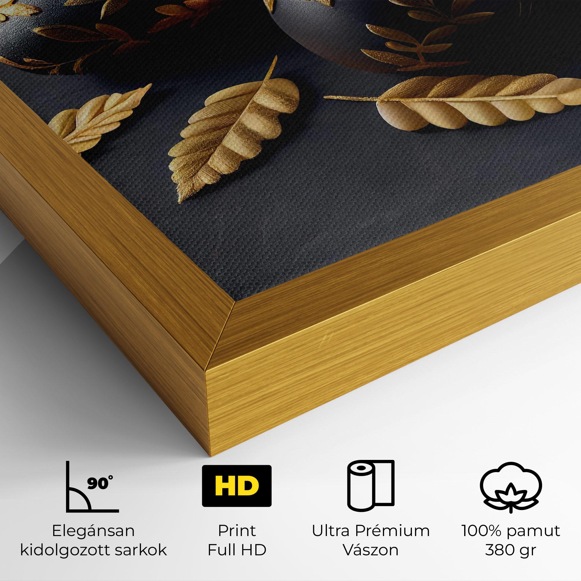 Vászonkép Black Gold Egs mockup 4