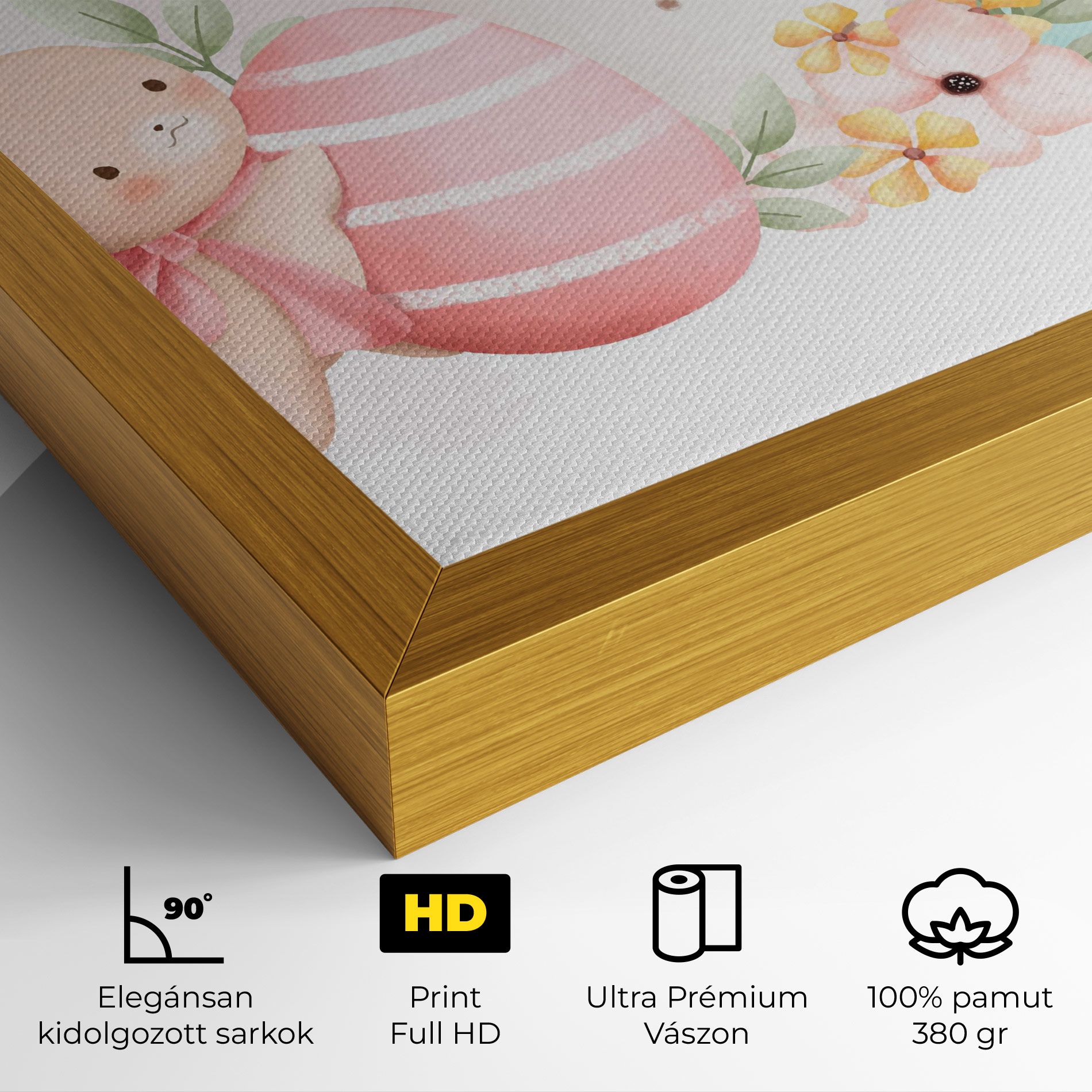 Cute Bunny Art mockup 4