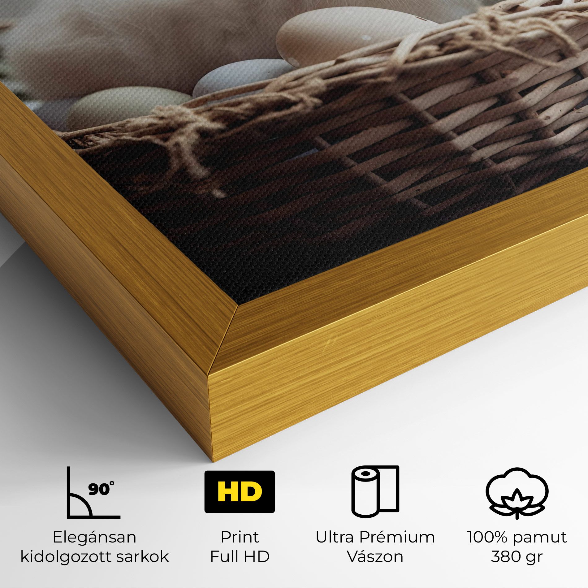 Cute White Easter Eggs mockup 4