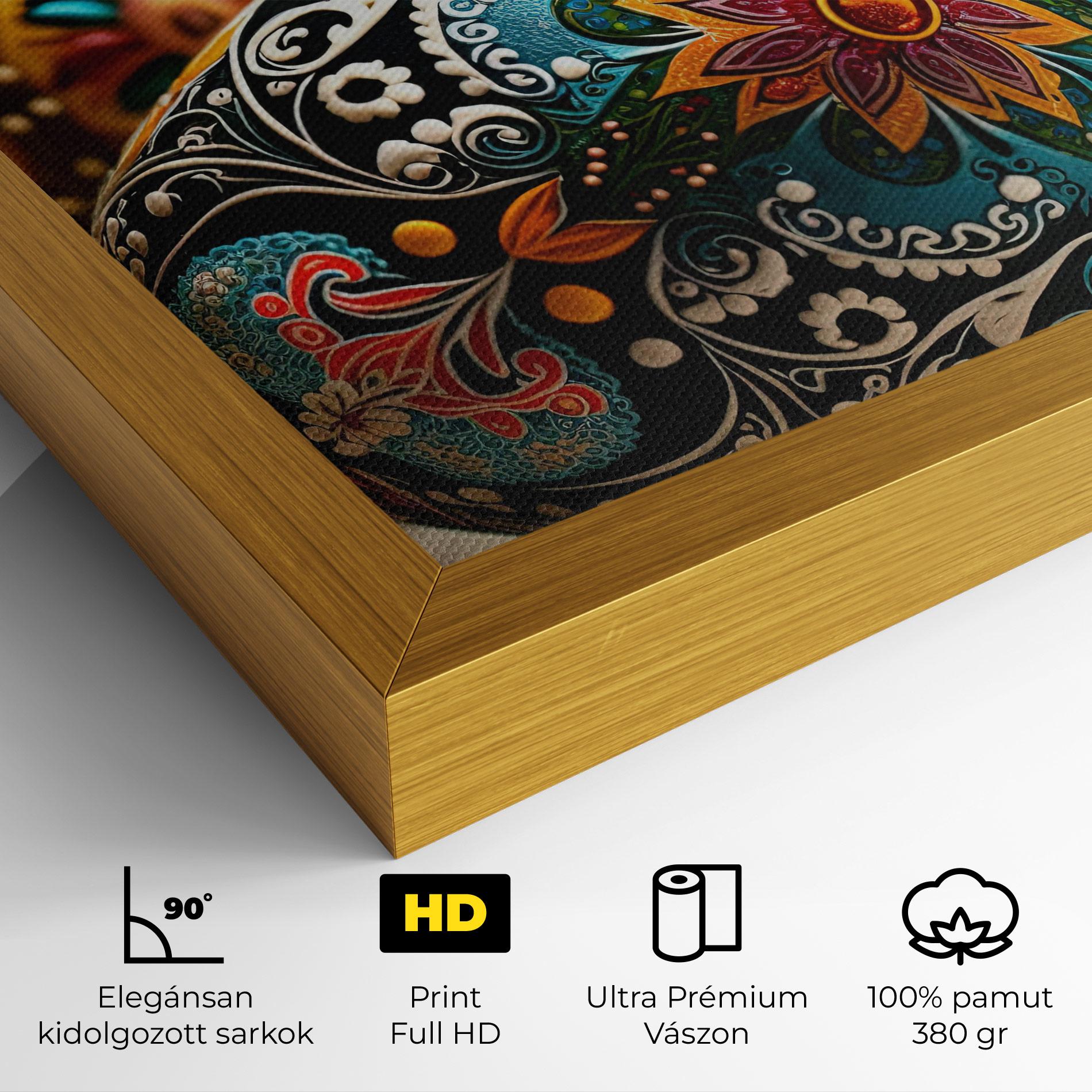 Vászonkép Easter Eggs Ornament mockup 4