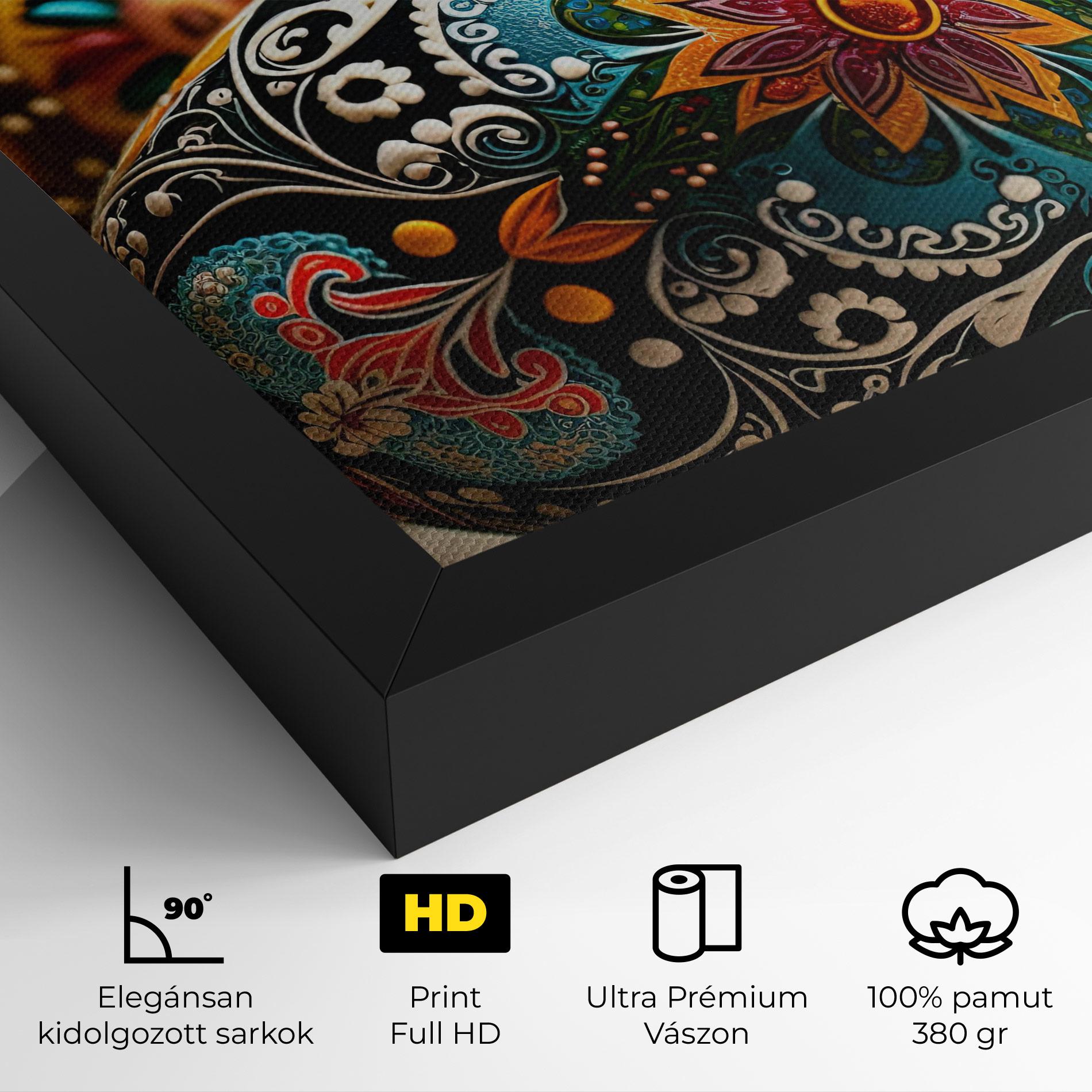 Vászonkép Easter Eggs Ornament mockup 4