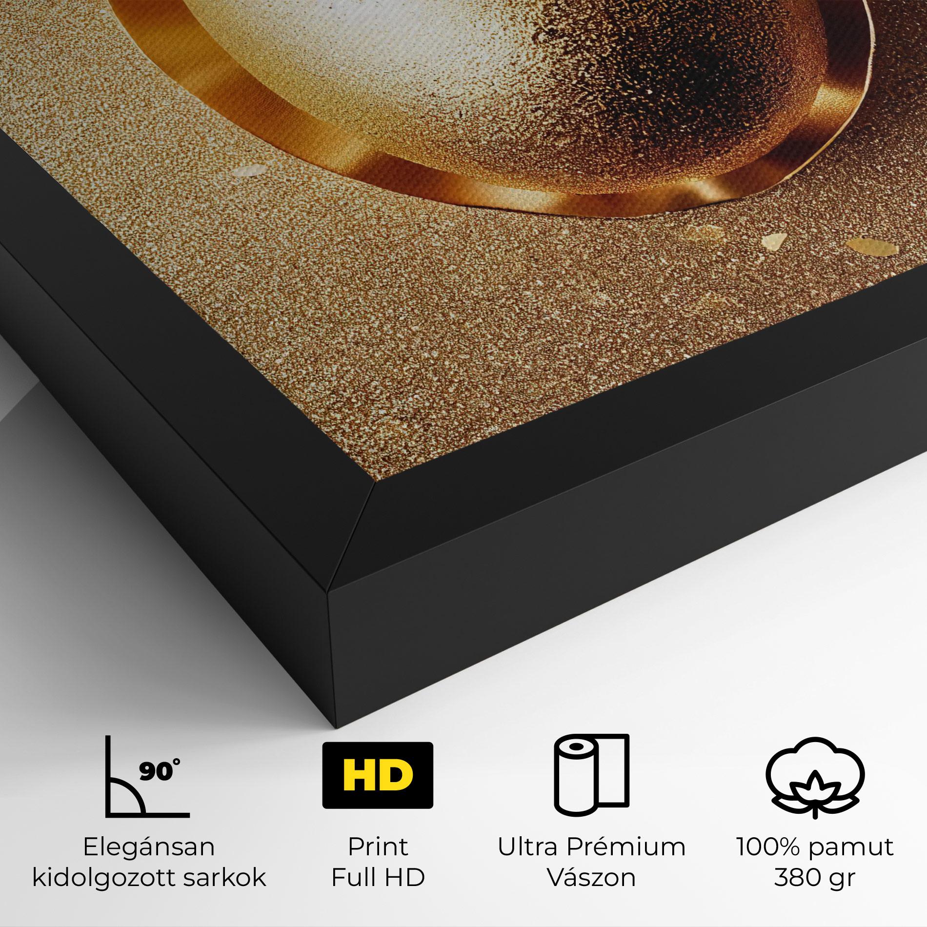 Vászonkép Golden Egg Chocolate mockup 4