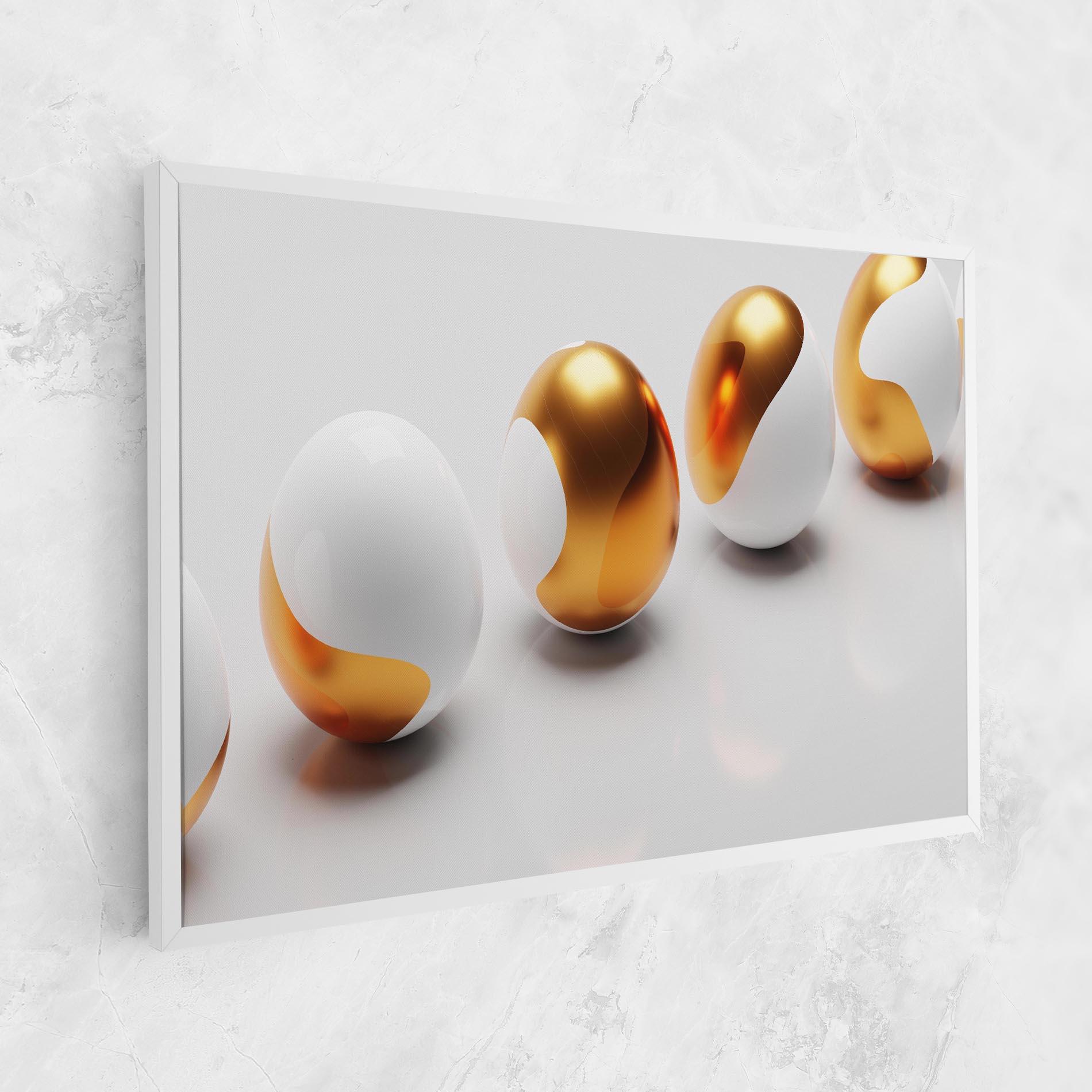 Vászonkép Elegant Easter Eggs mockup 1