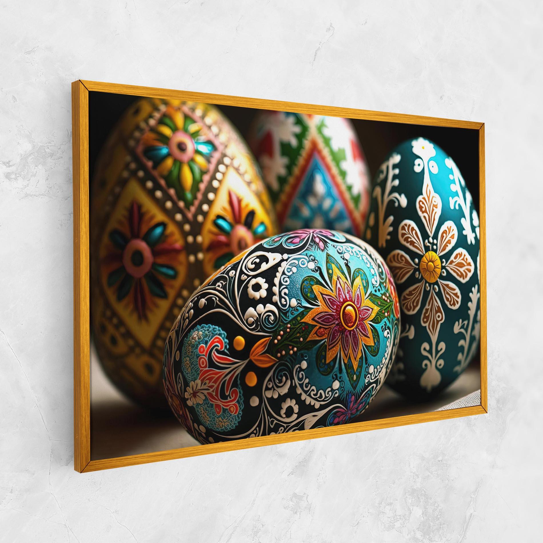 Vászonkép Easter Eggs Ornament mockup 1