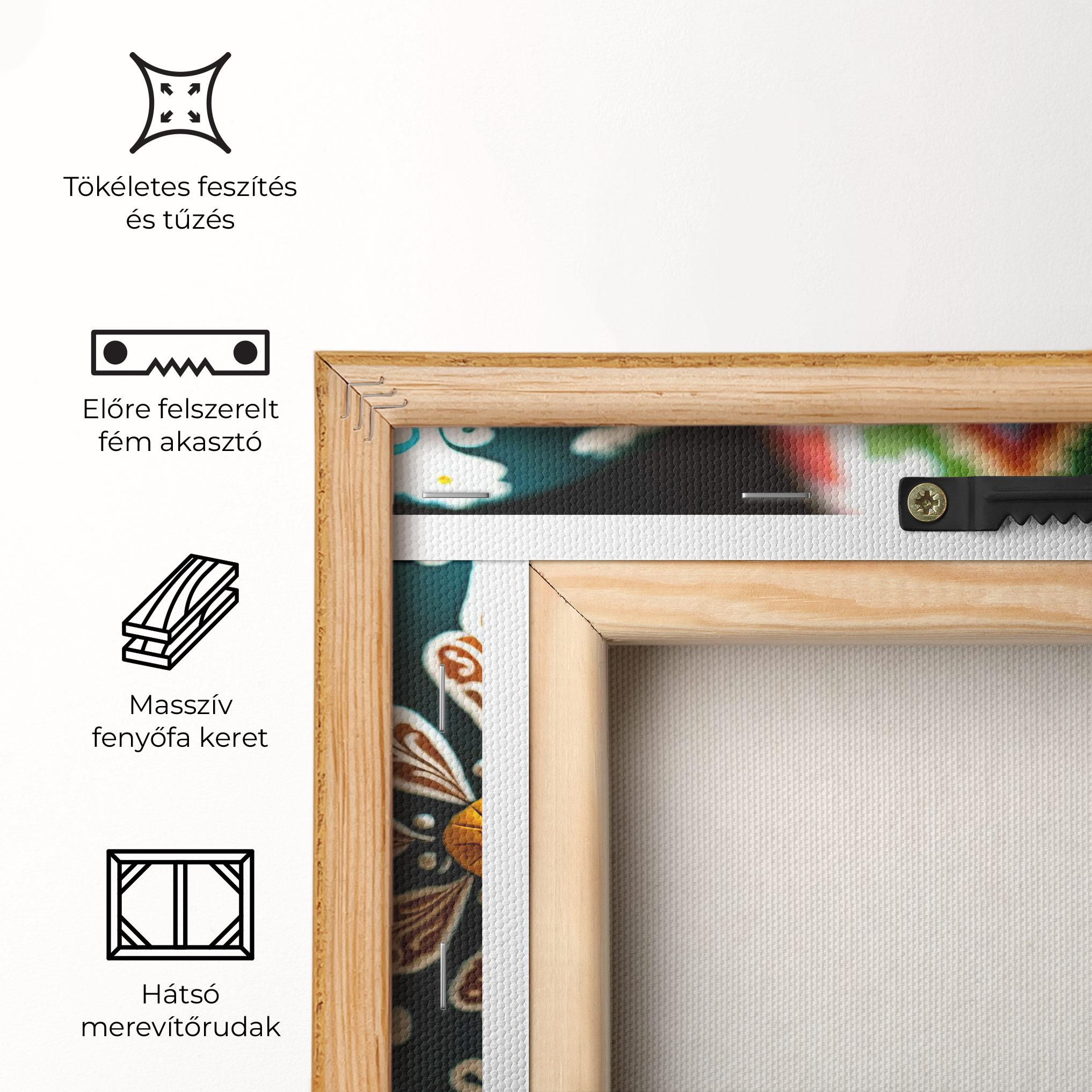 Vászonkép Easter Eggs Ornament mockup 5