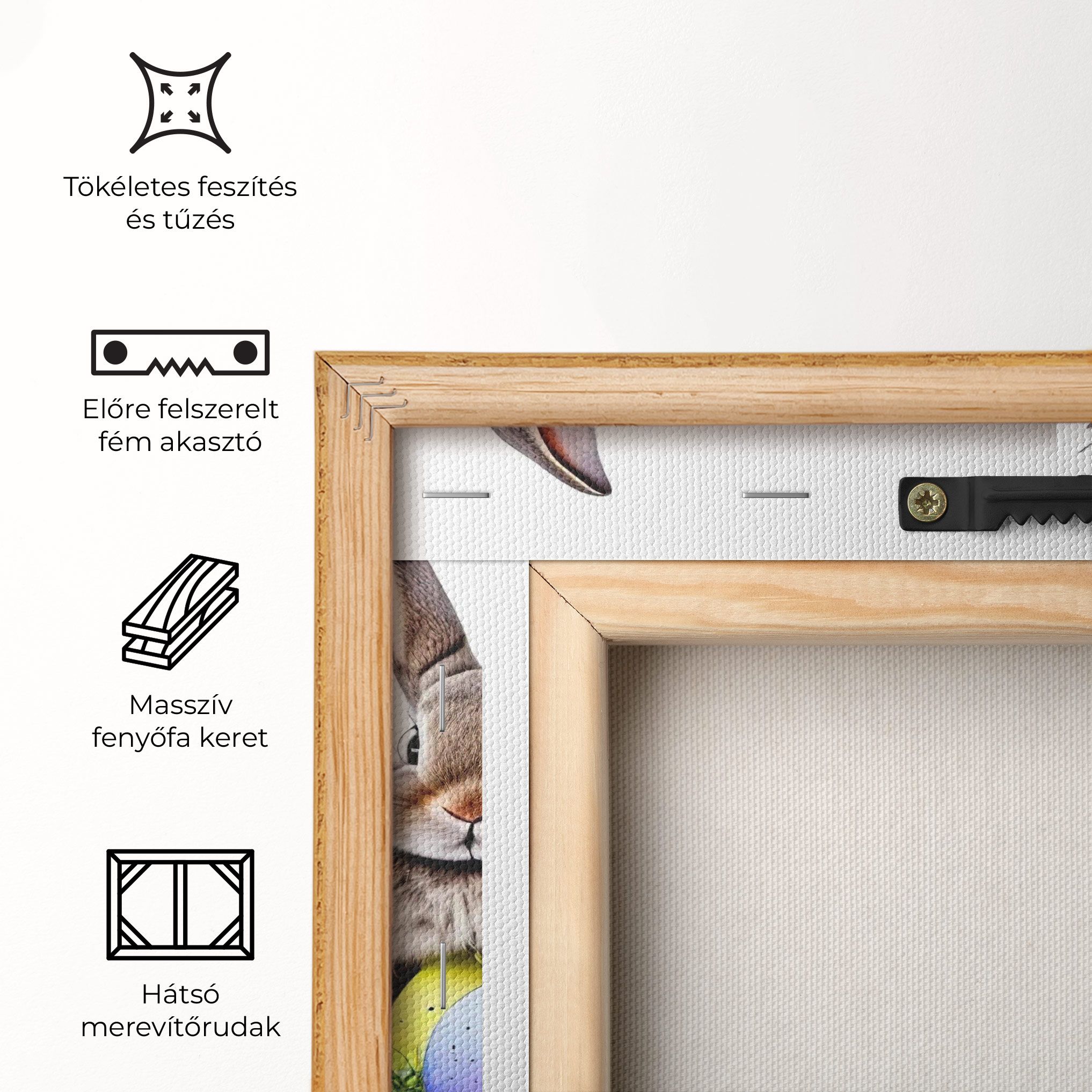 Flowers Easter Bunny mockup 5