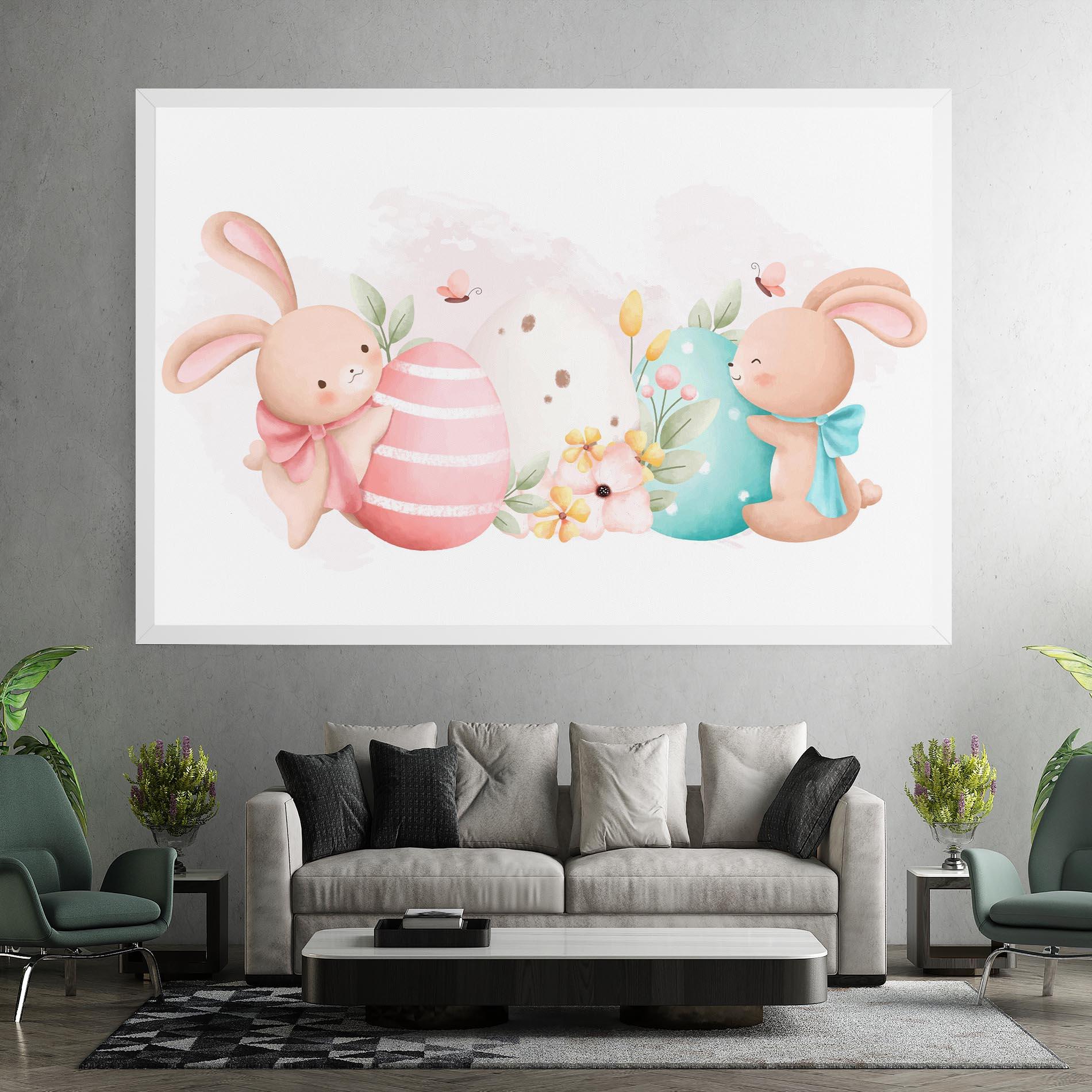 Vászonkép Cute Bunny Art mockup 7
