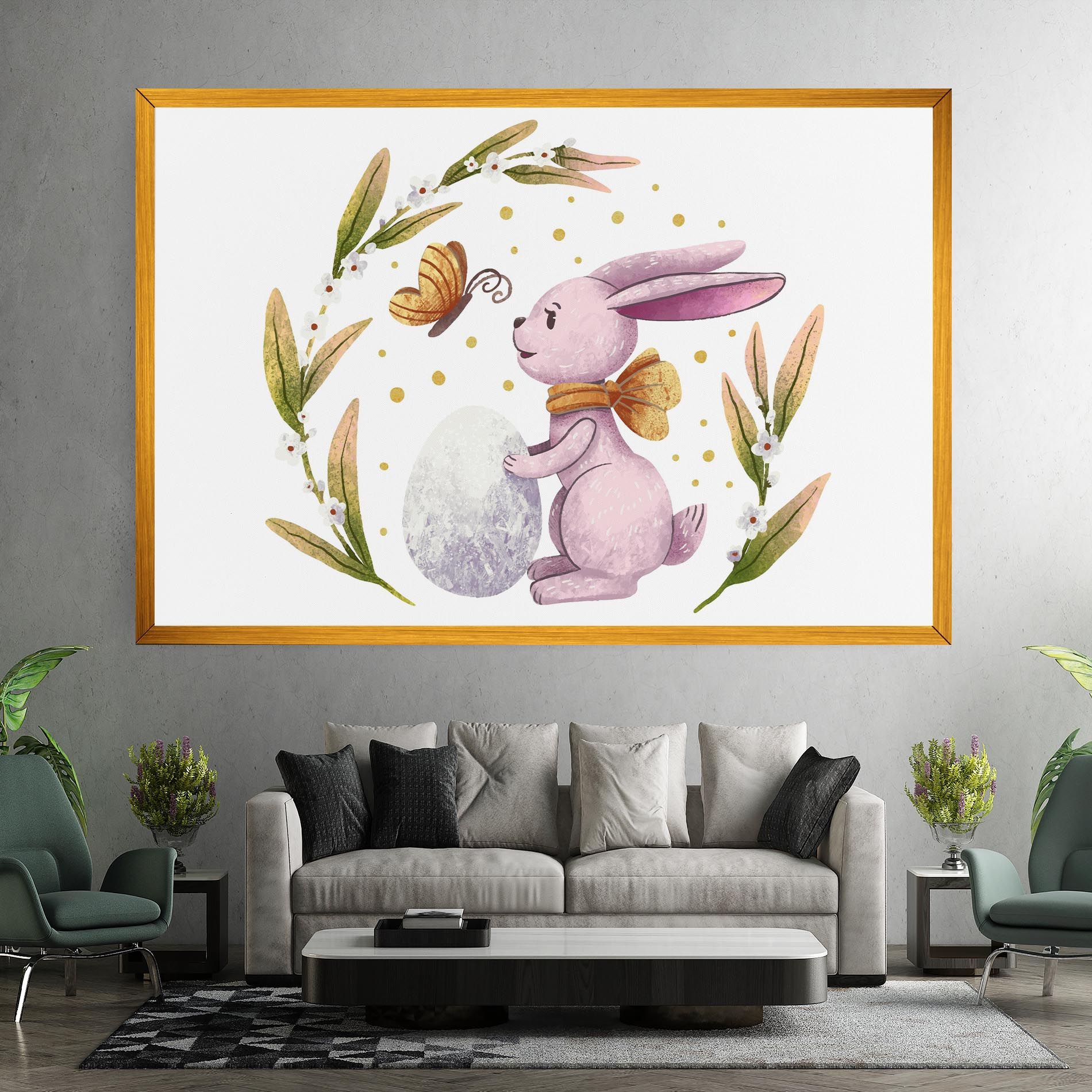 Easter Pink Bunny mockup 7