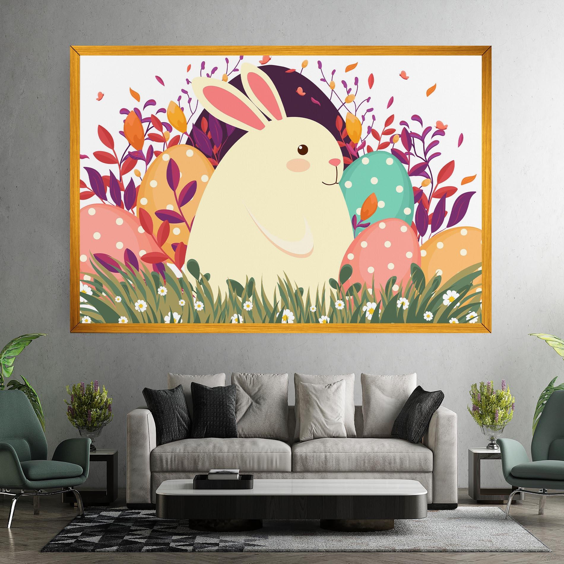 Vászonkép Friendly Bunny mockup 7