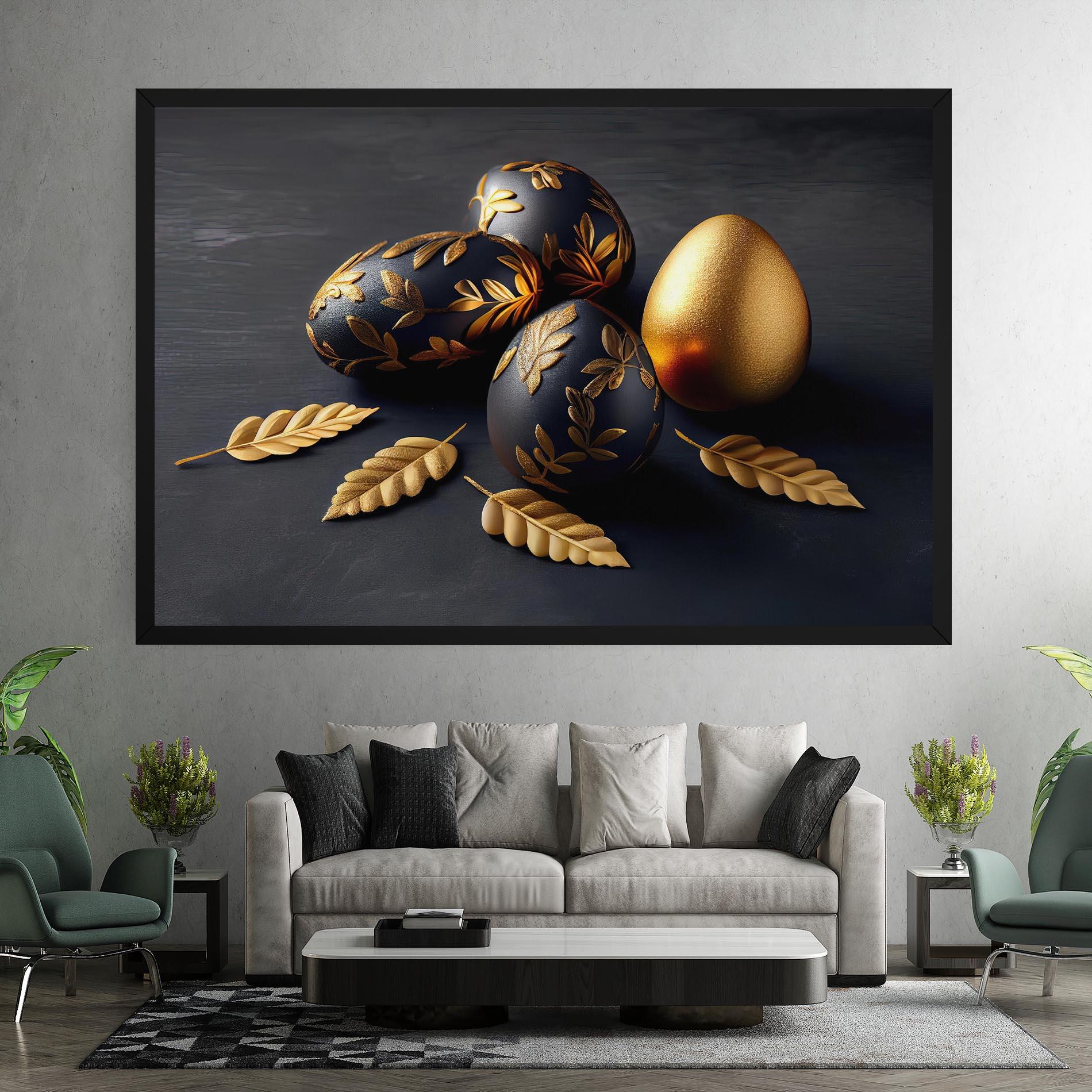 Vászonkép Black Gold Egs mockup 7