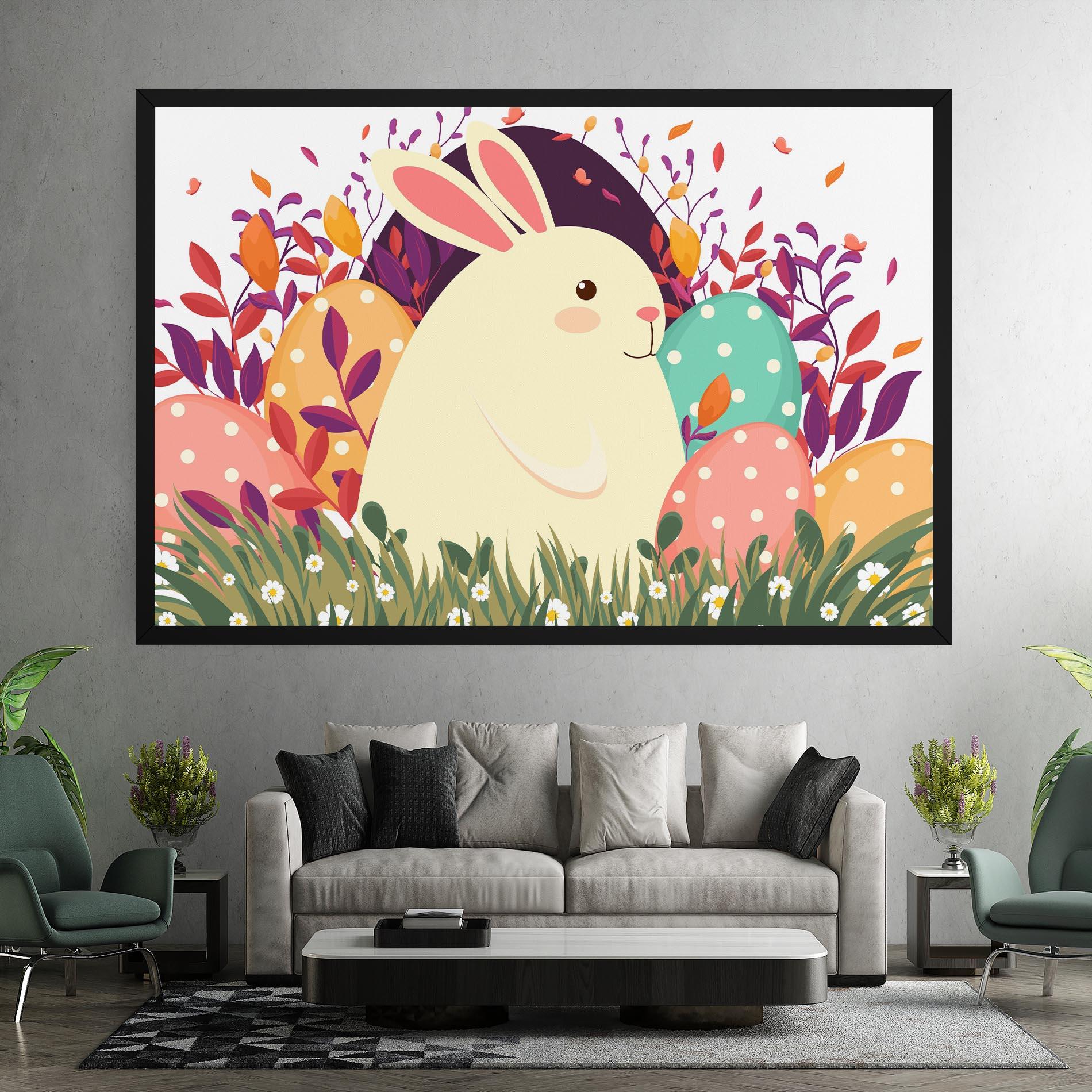 Vászonkép Friendly Bunny mockup 7