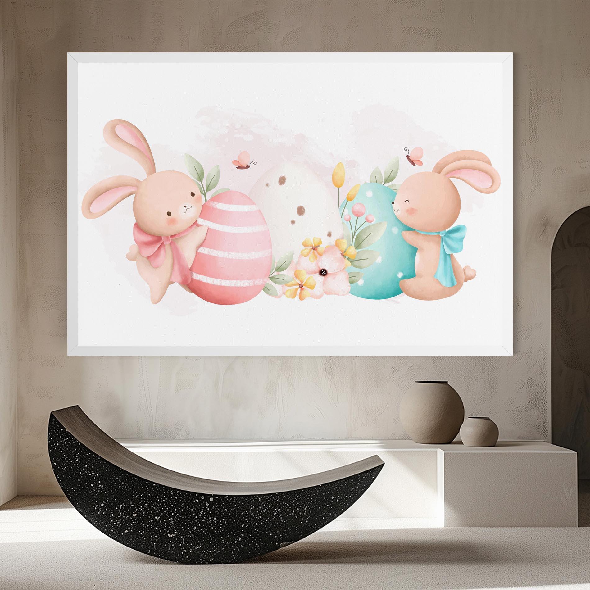 Vászonkép Cute Bunny Art mockup 8