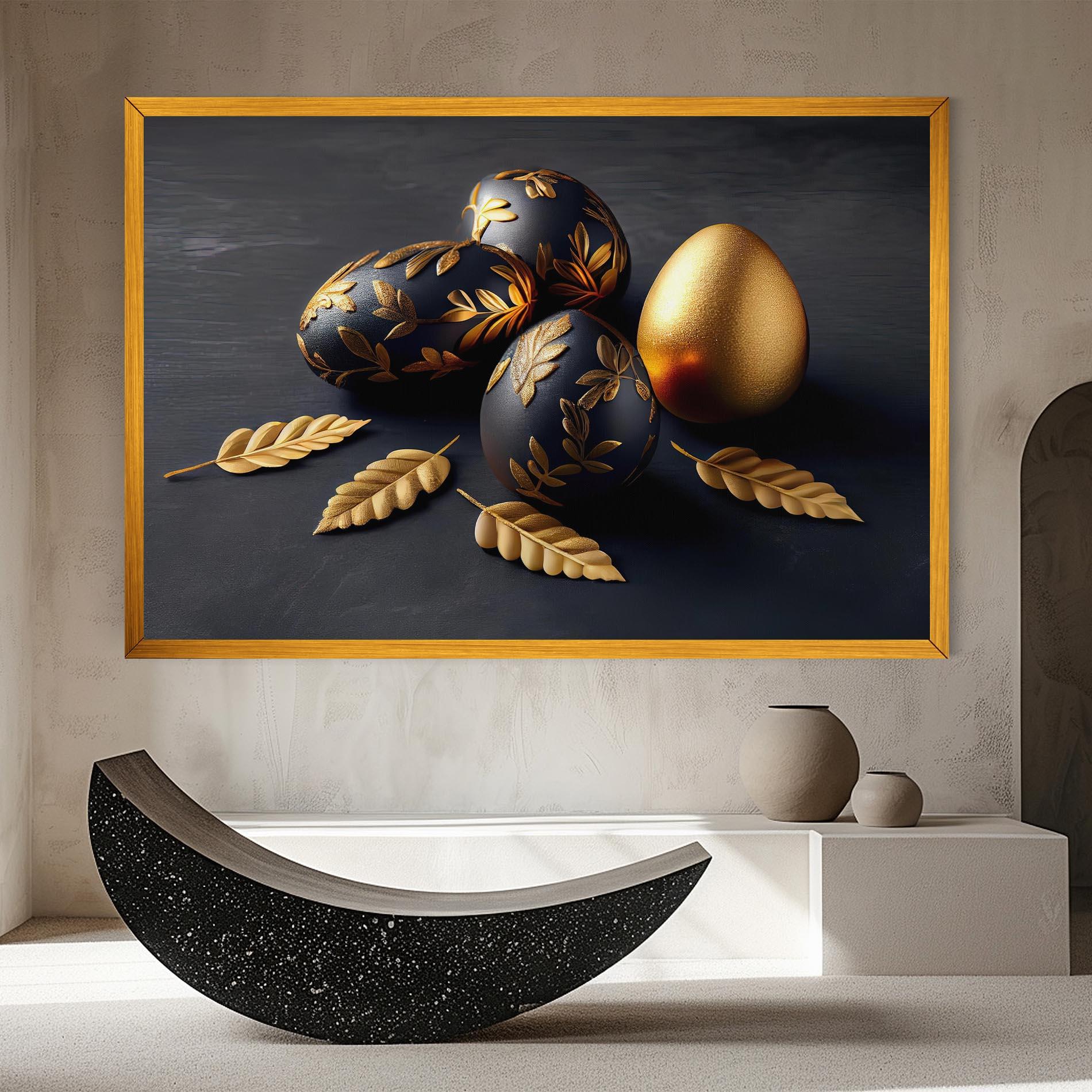 Vászonkép Black Gold Egs mockup 8