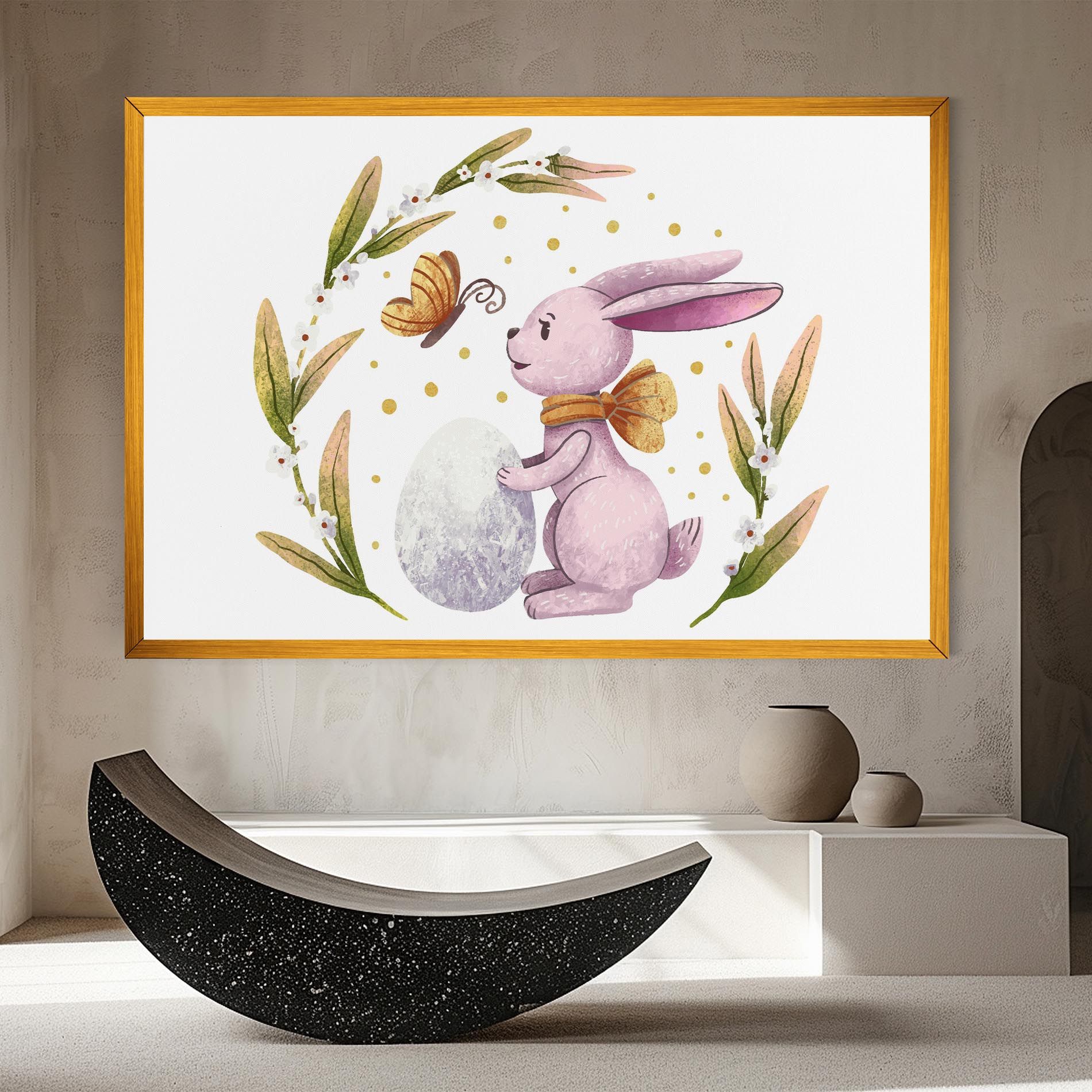 Easter Pink Bunny mockup 8