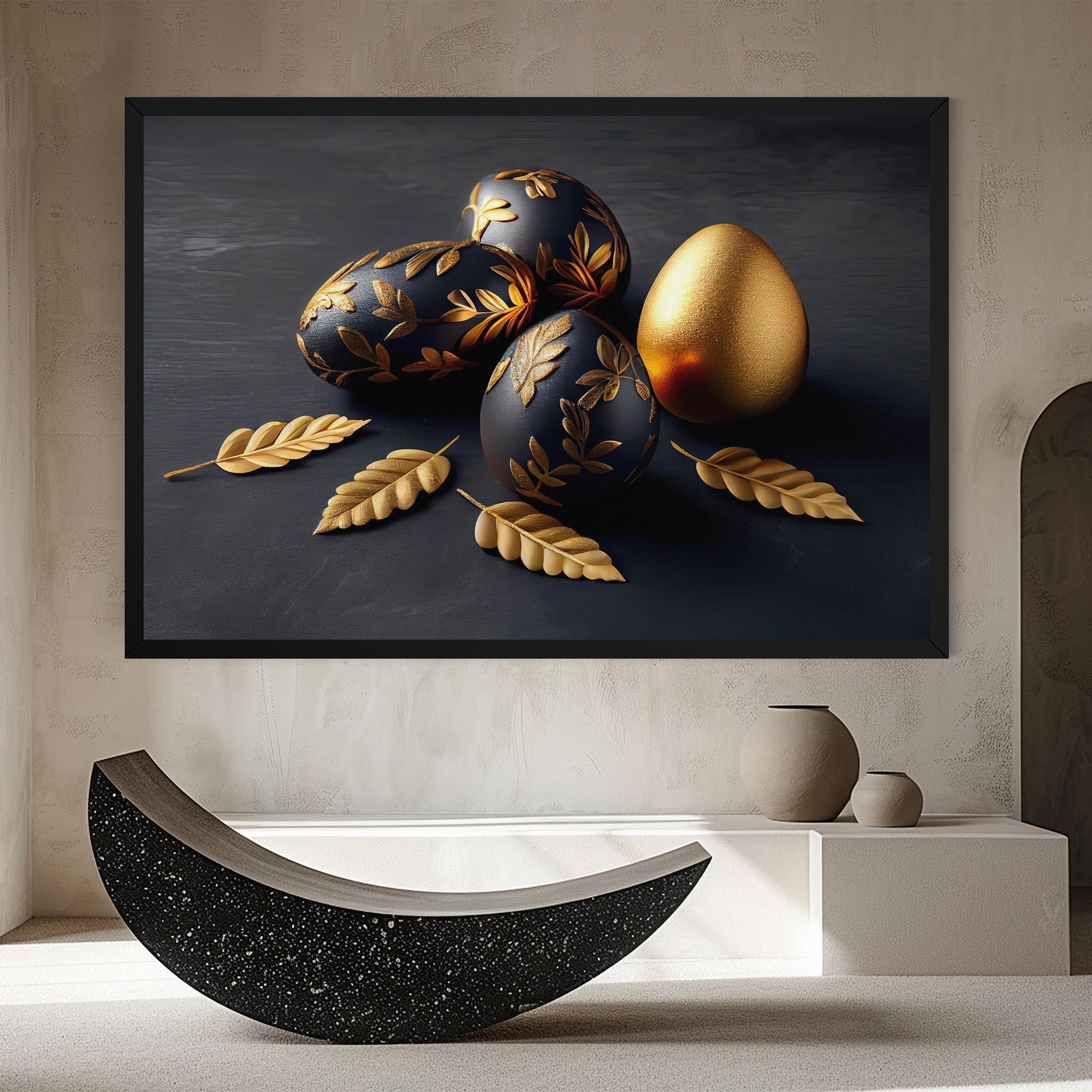 Vászonkép Black Gold Egs mockup 8