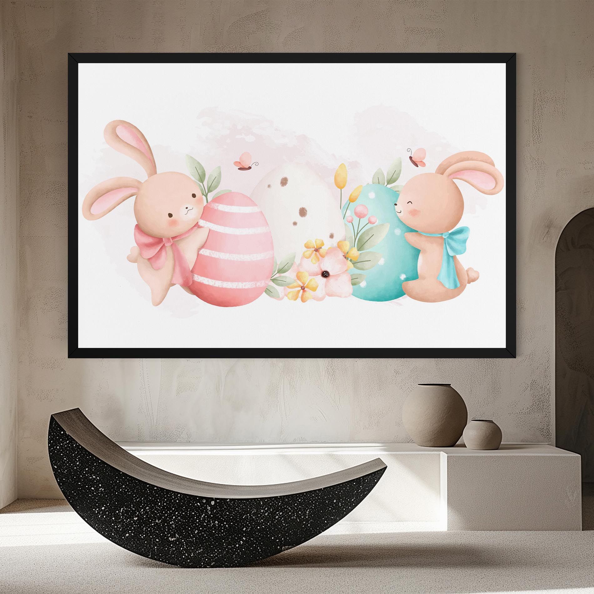 Cute Bunny Art mockup 8