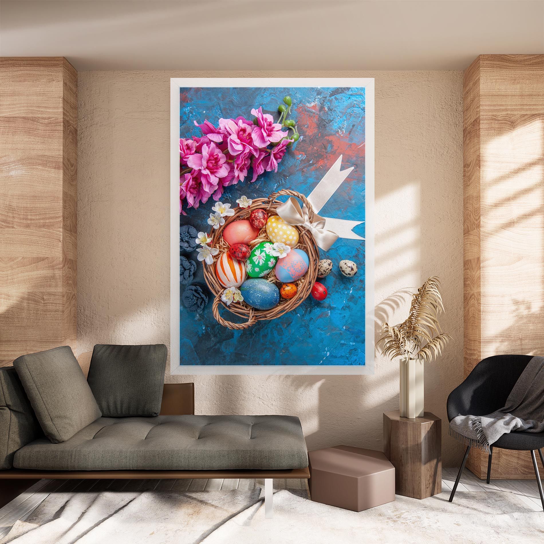 Colored Easter Eggs mockup 8