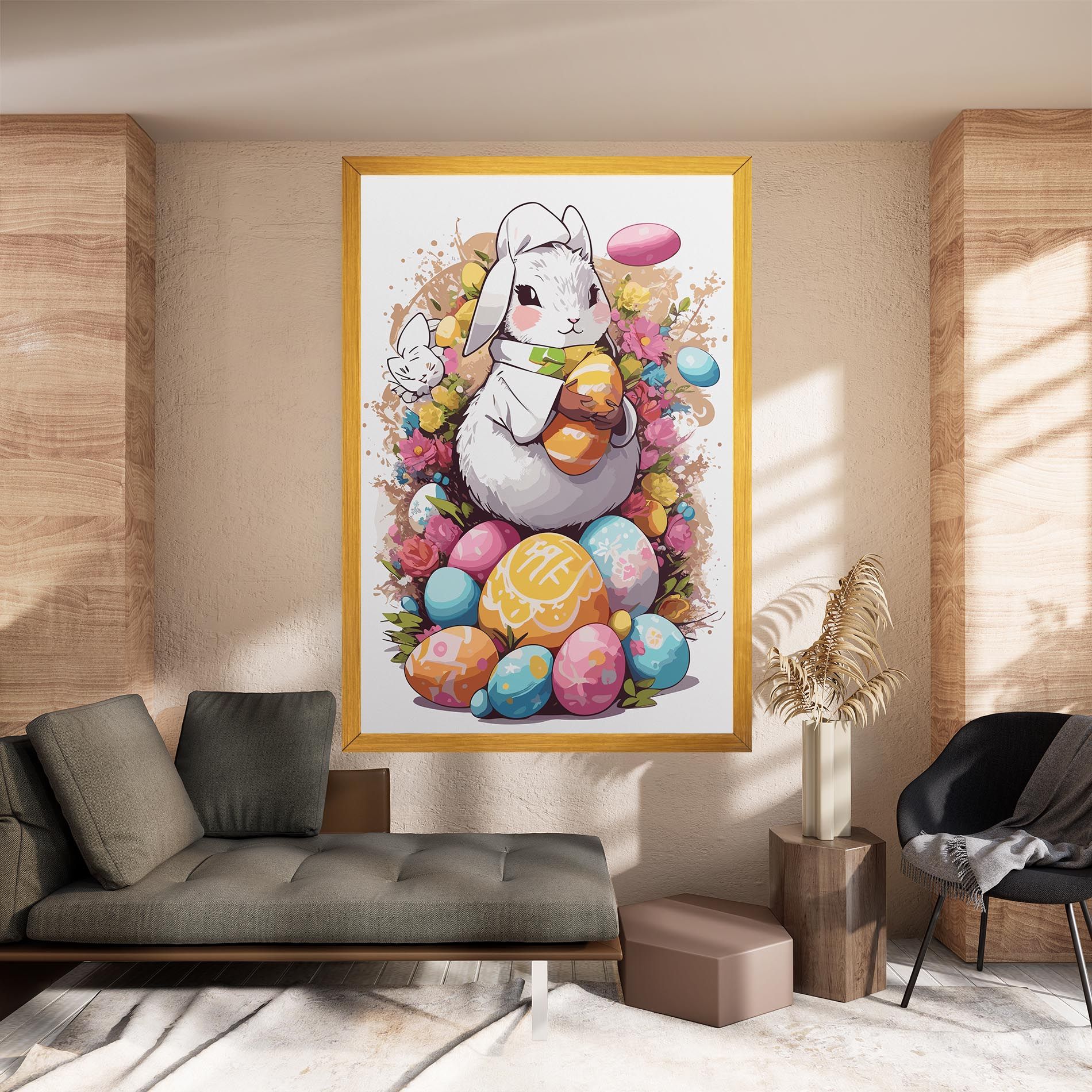 White Easter Bunny mockup 8