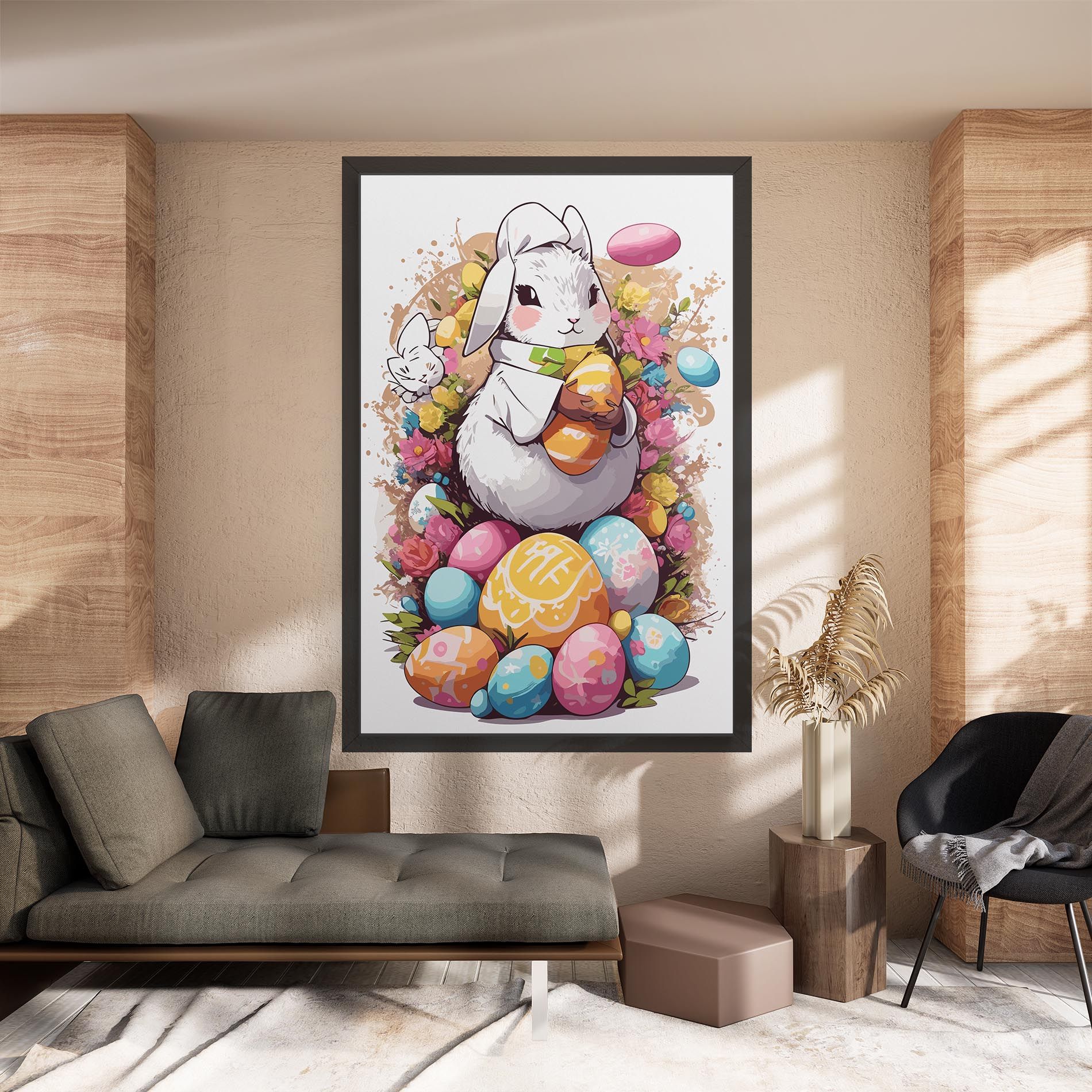 White Easter Bunny mockup 8