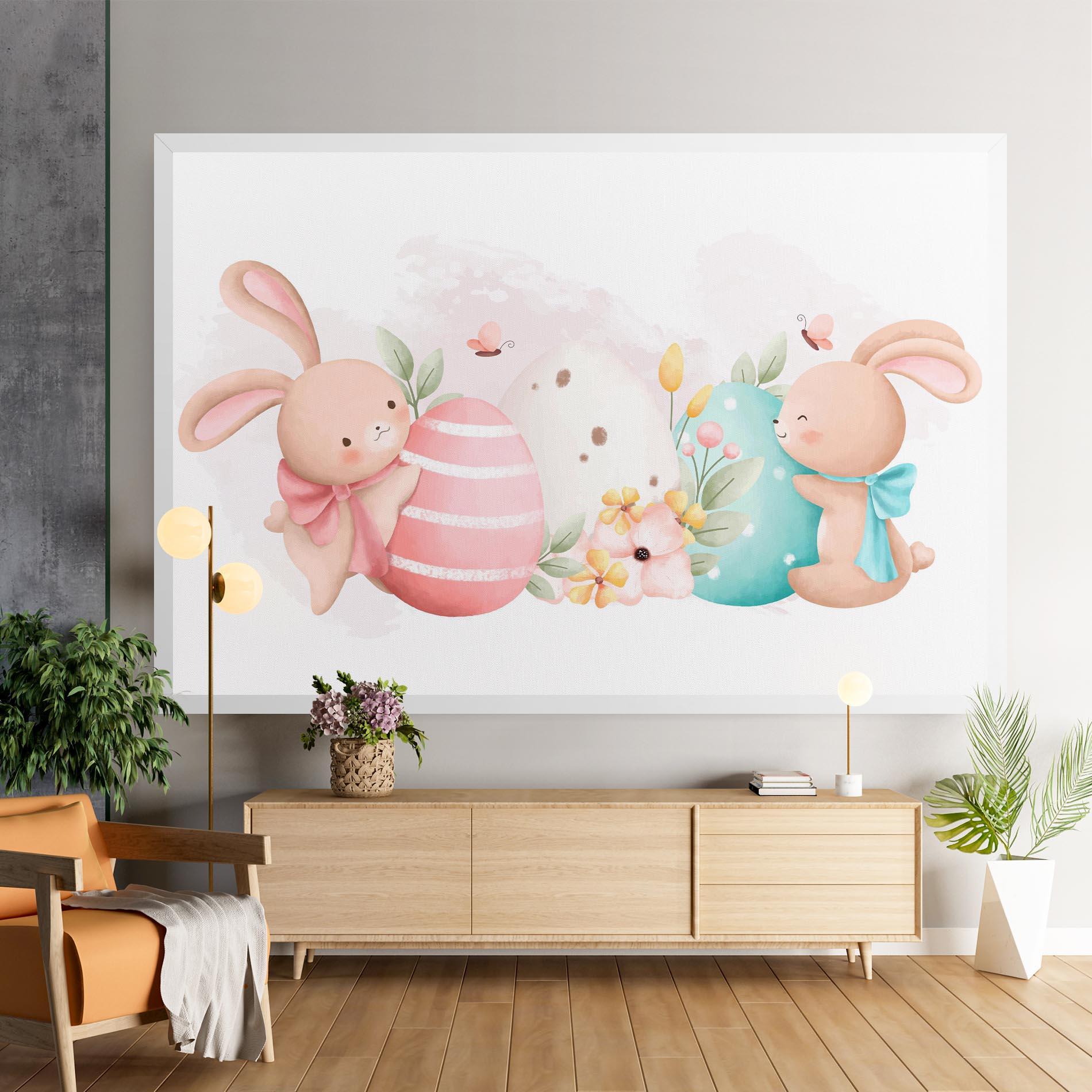 Vászonkép Cute Bunny Art mockup 9