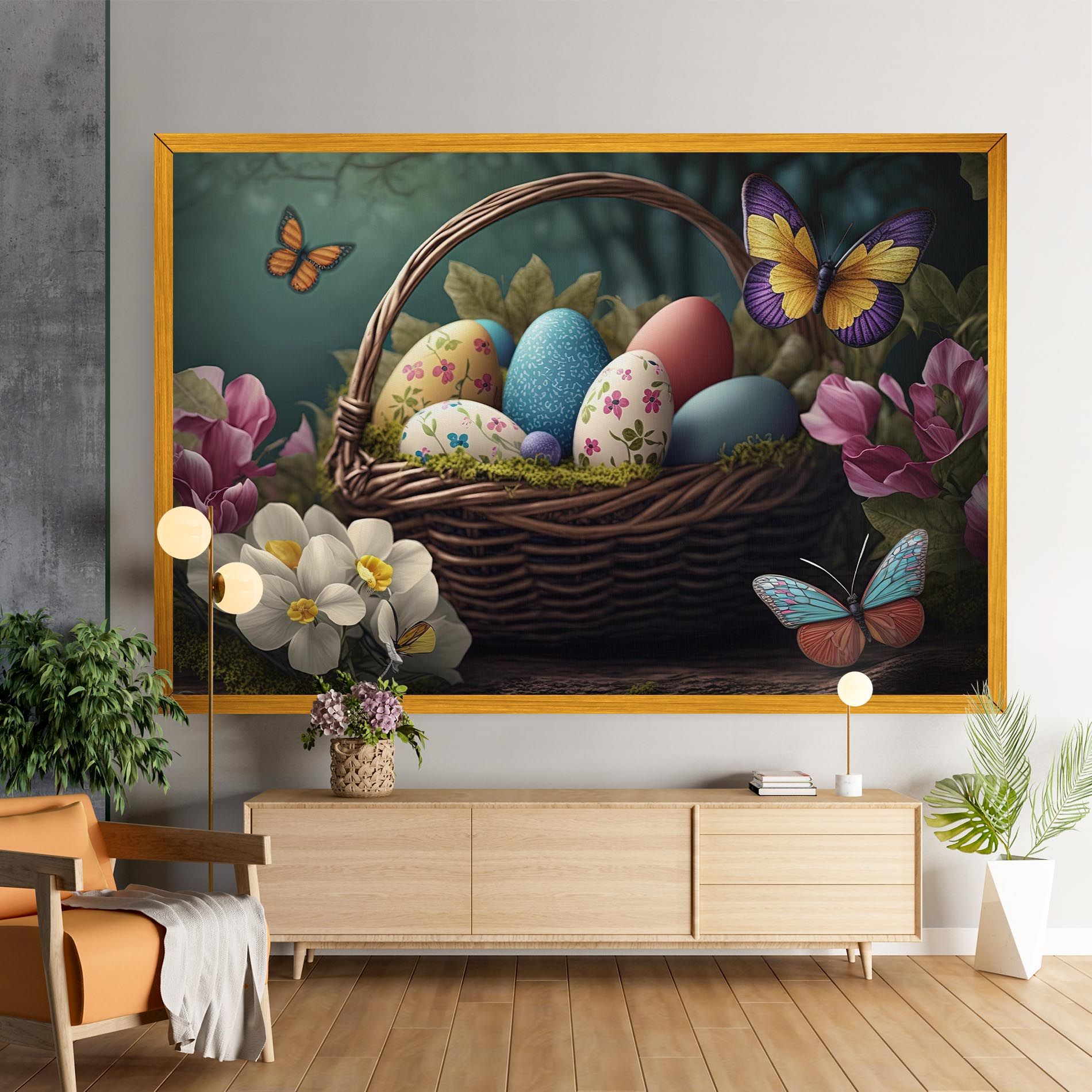 Easter Eggs Butterfly mockup 9