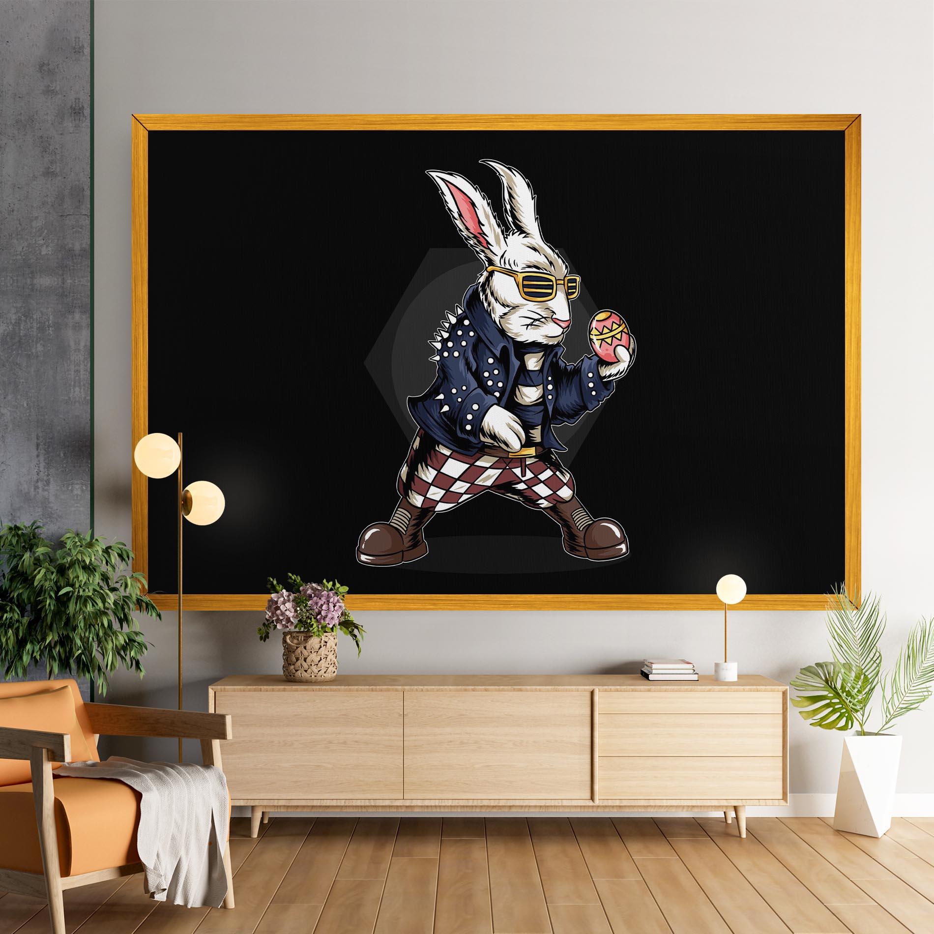Vászonkép Rabbit Rock mockup 9