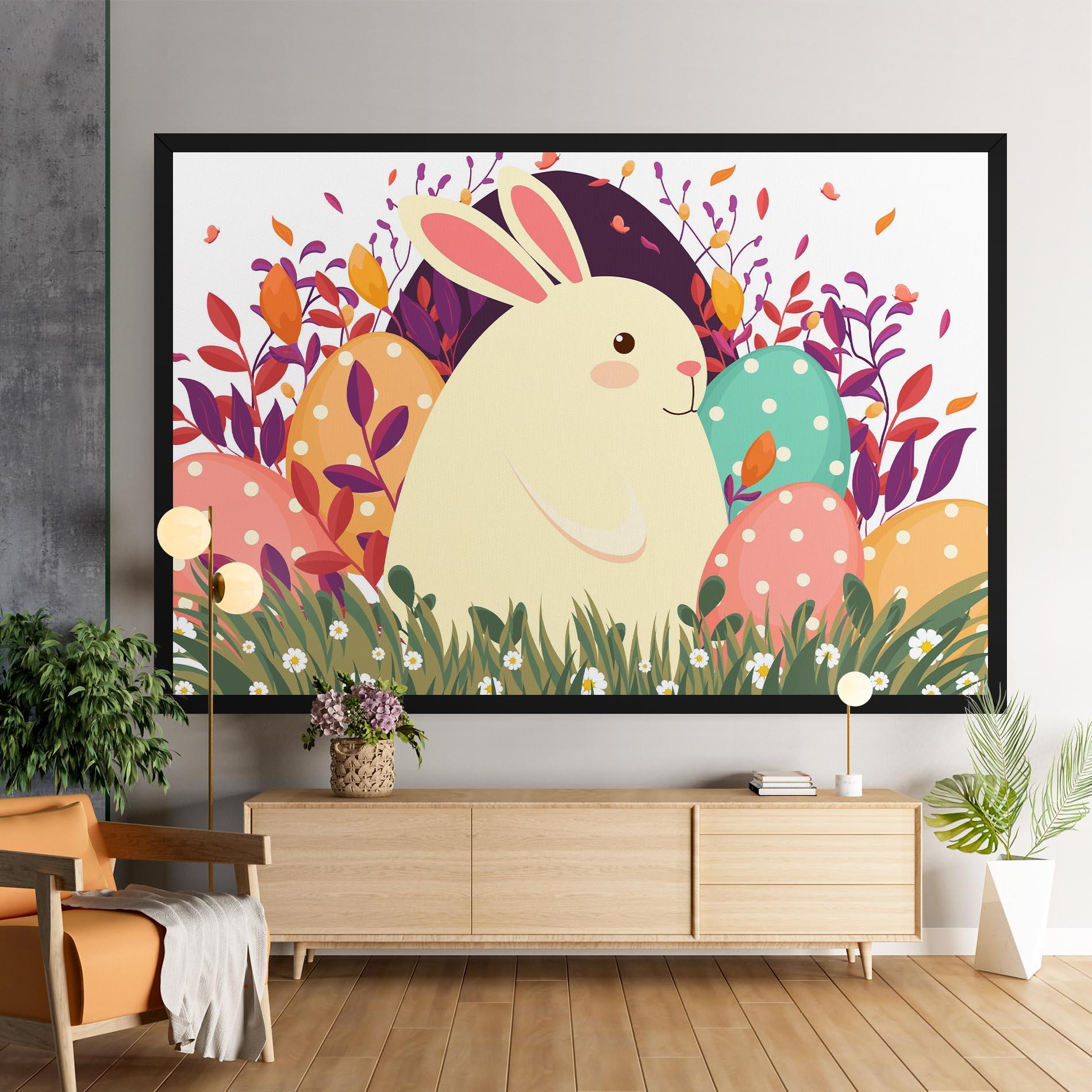 Vászonkép Friendly Bunny mockup 9