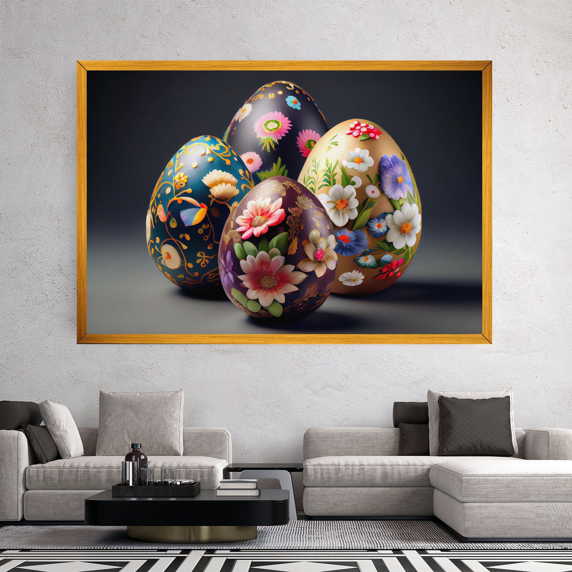 Easter Egs Flowers mockup 2