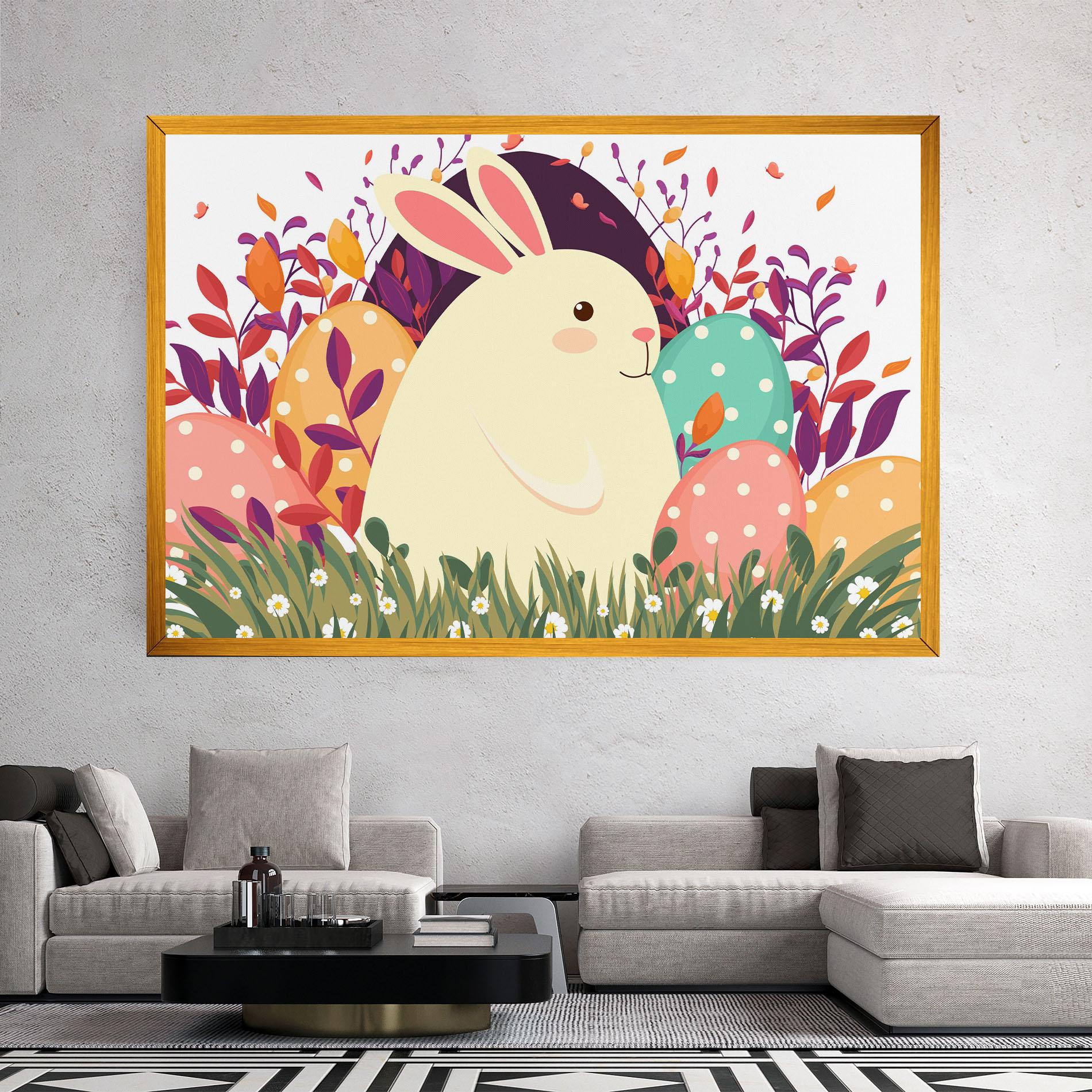 Vászonkép Friendly Bunny mockup 2