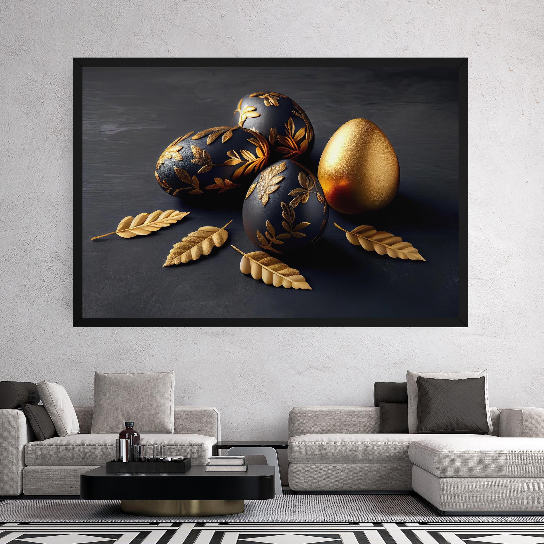 Vászonkép Black Gold Egs mockup 2