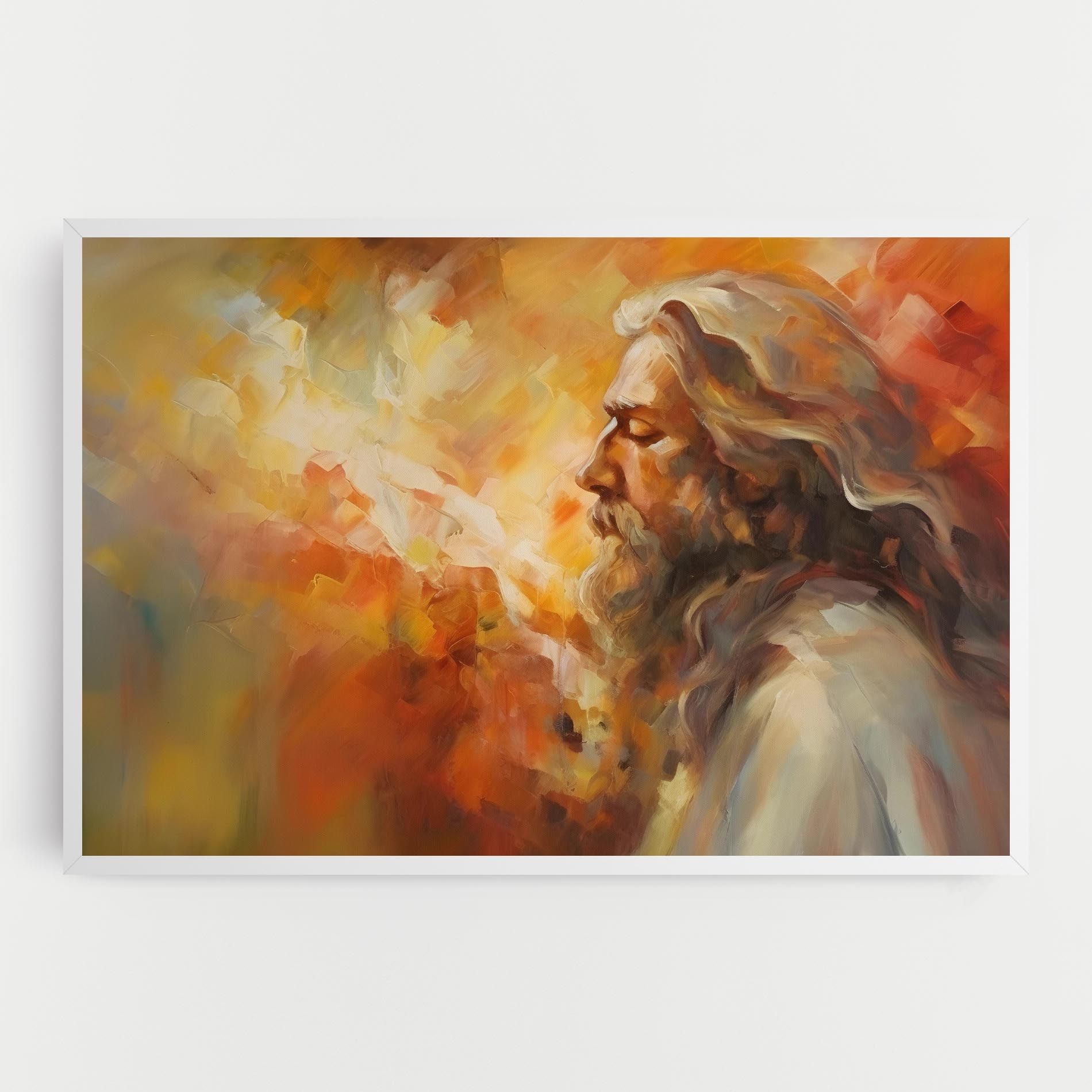 Christ Oil Painting mockup 0