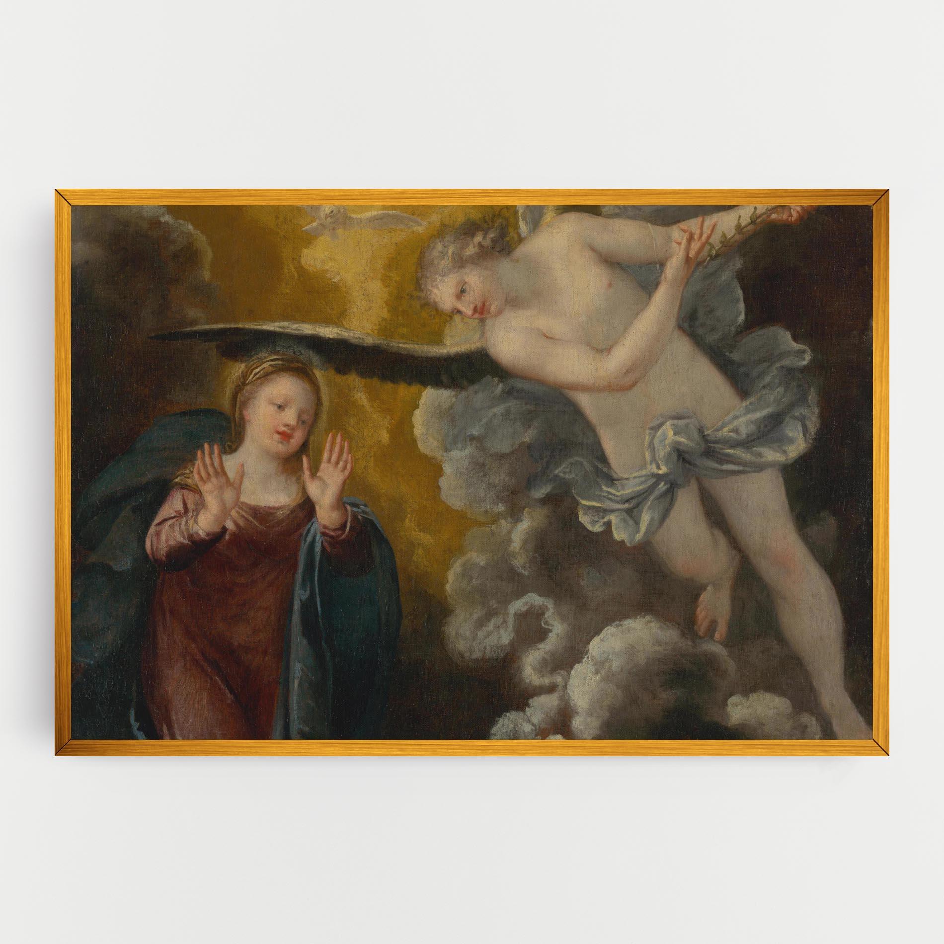 Vászonkép Religious Angel mockup 0