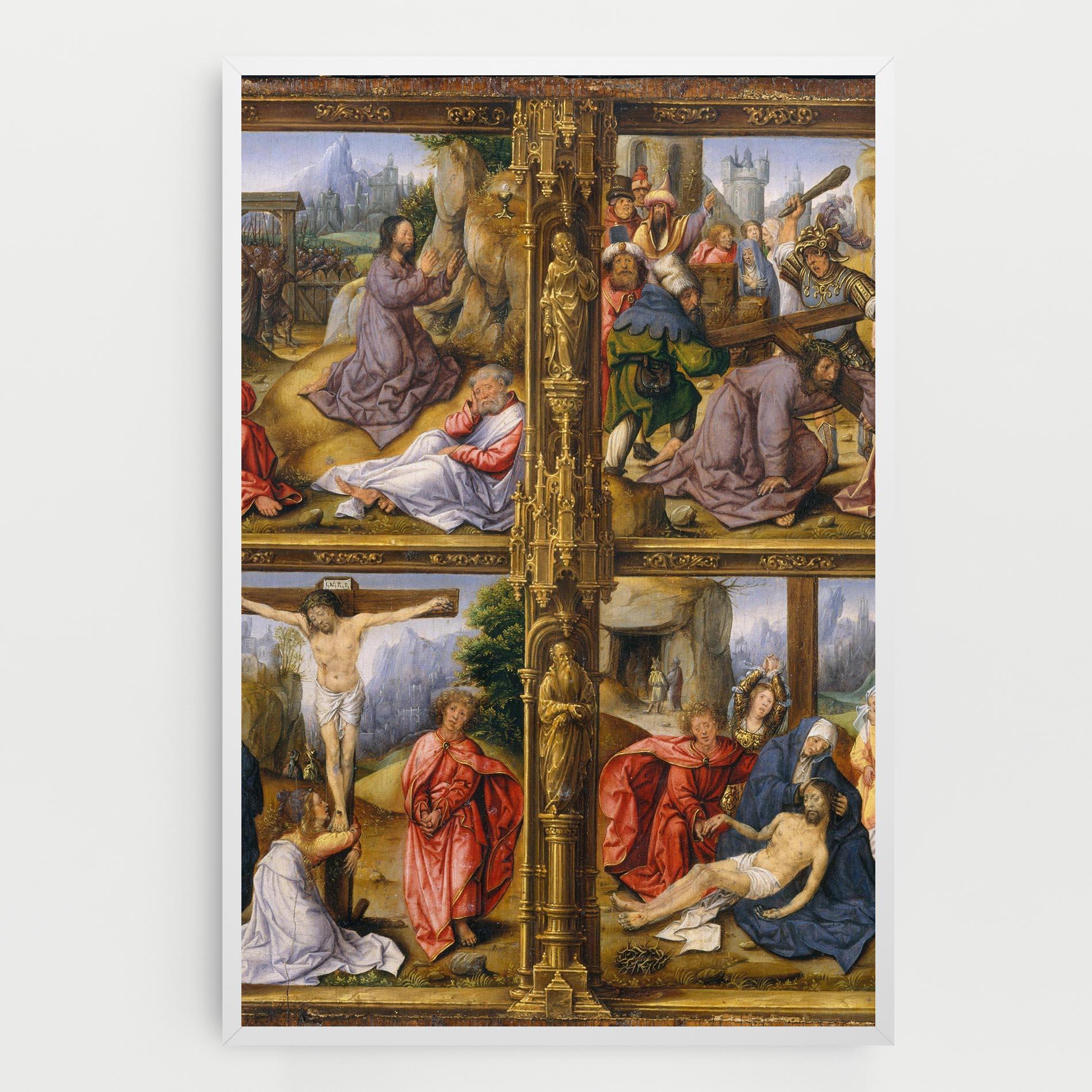 Vászonkép Gold Window View mockup 0