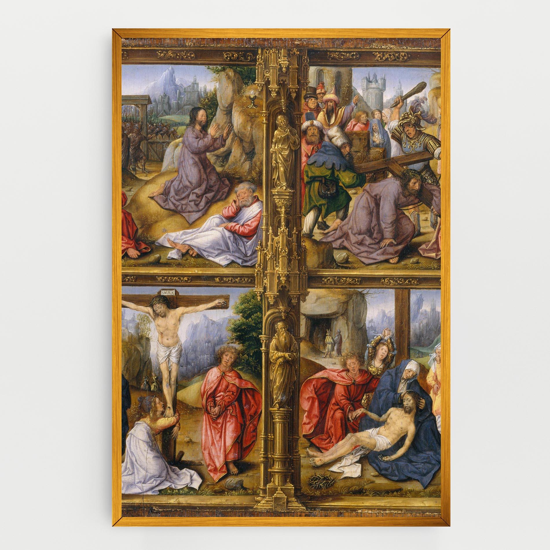 Vászonkép Gold Window View mockup 0