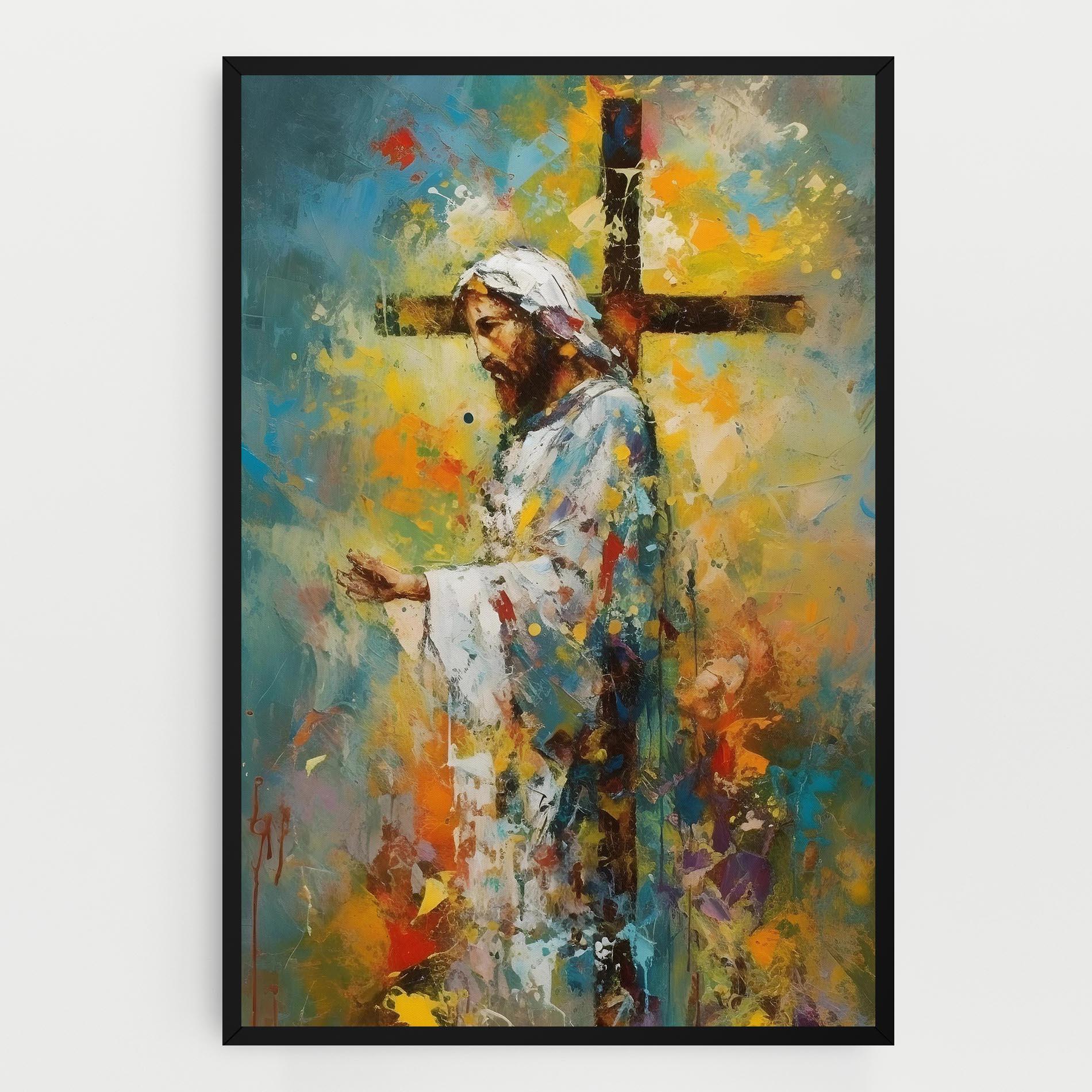 Vászonkép Christ Art Painting mockup 0