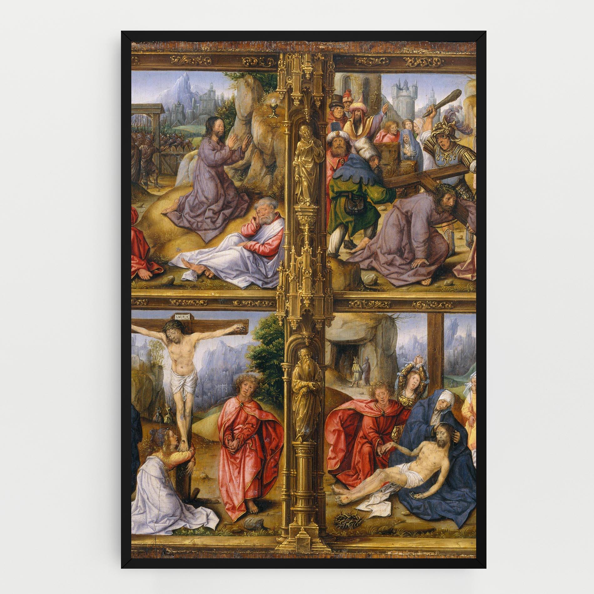 Vászonkép Gold Window View mockup 0