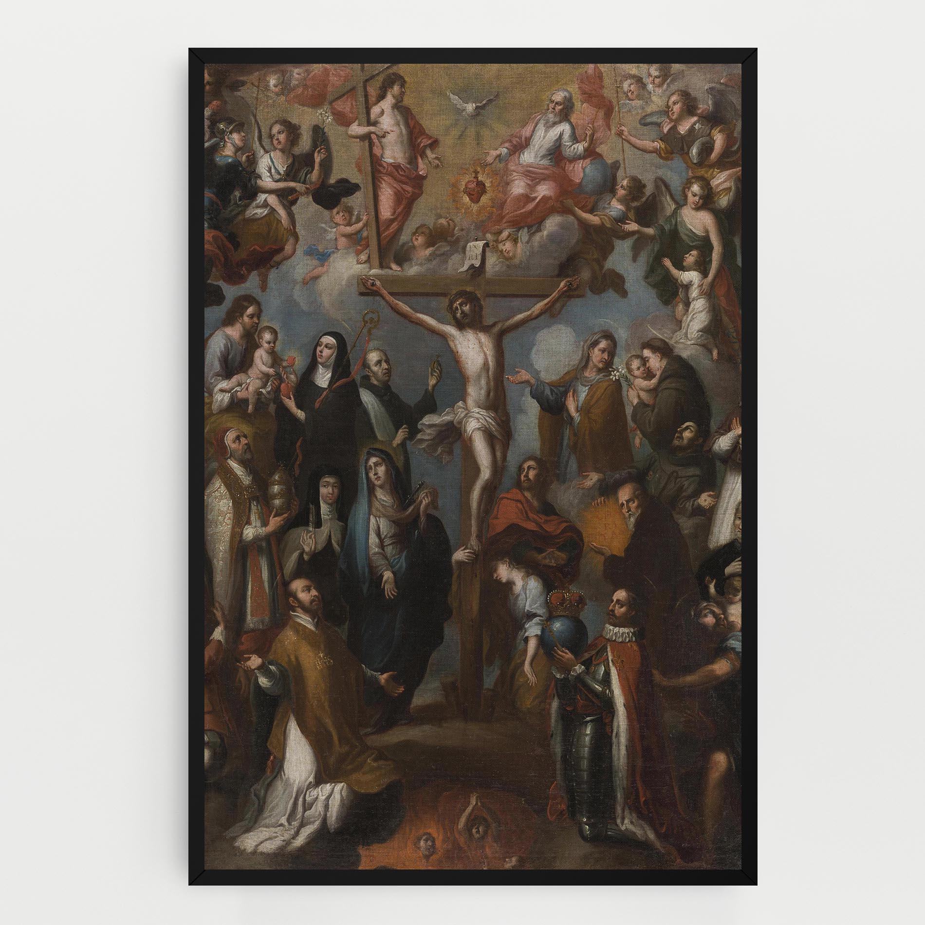 Vászonkép On The Cross mockup 0