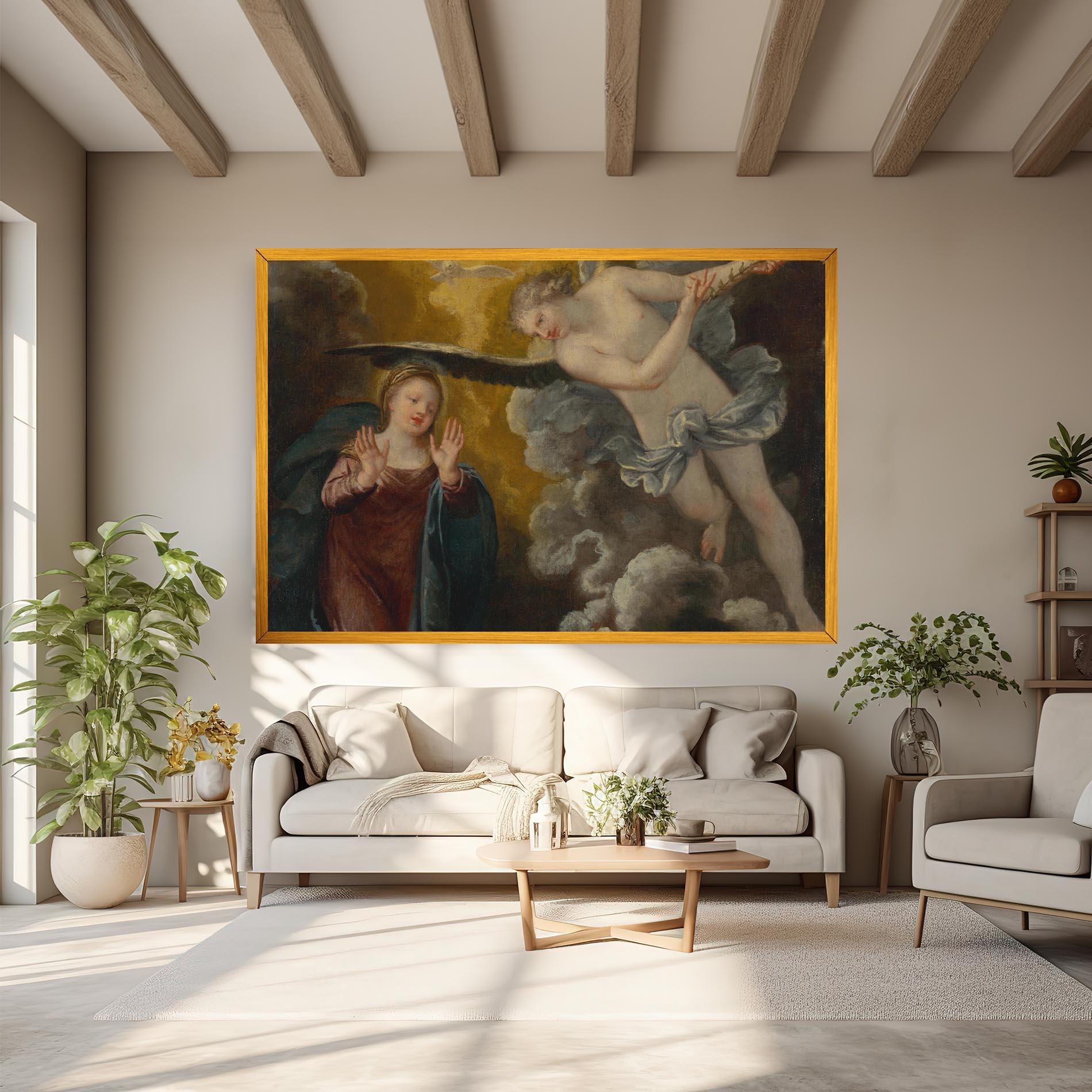 Vászonkép Religious Angel mockup 6