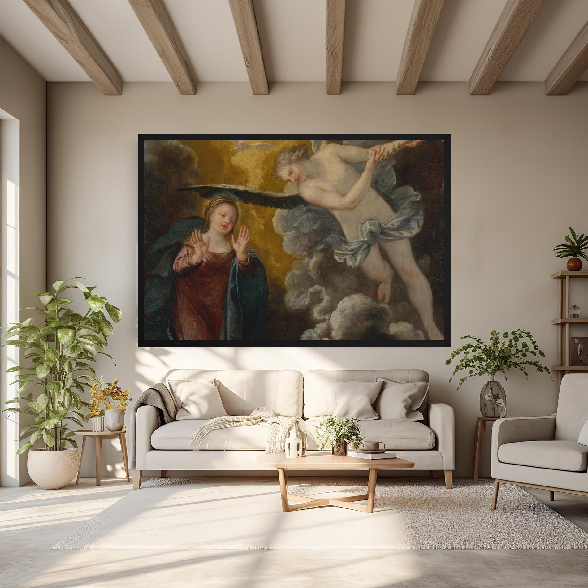 Vászonkép Religious Angel mockup 6