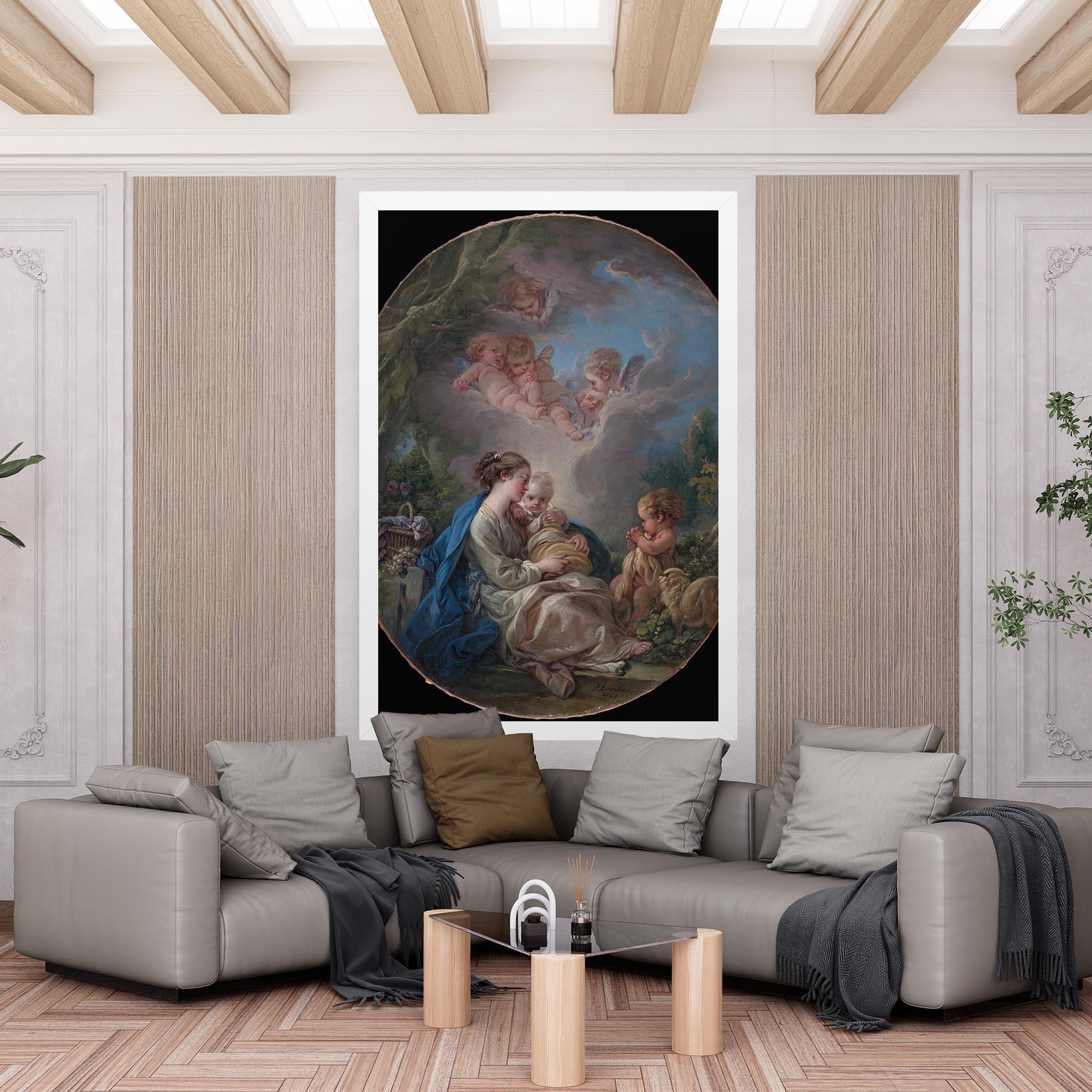 Vászonkép Religious Circle mockup 6