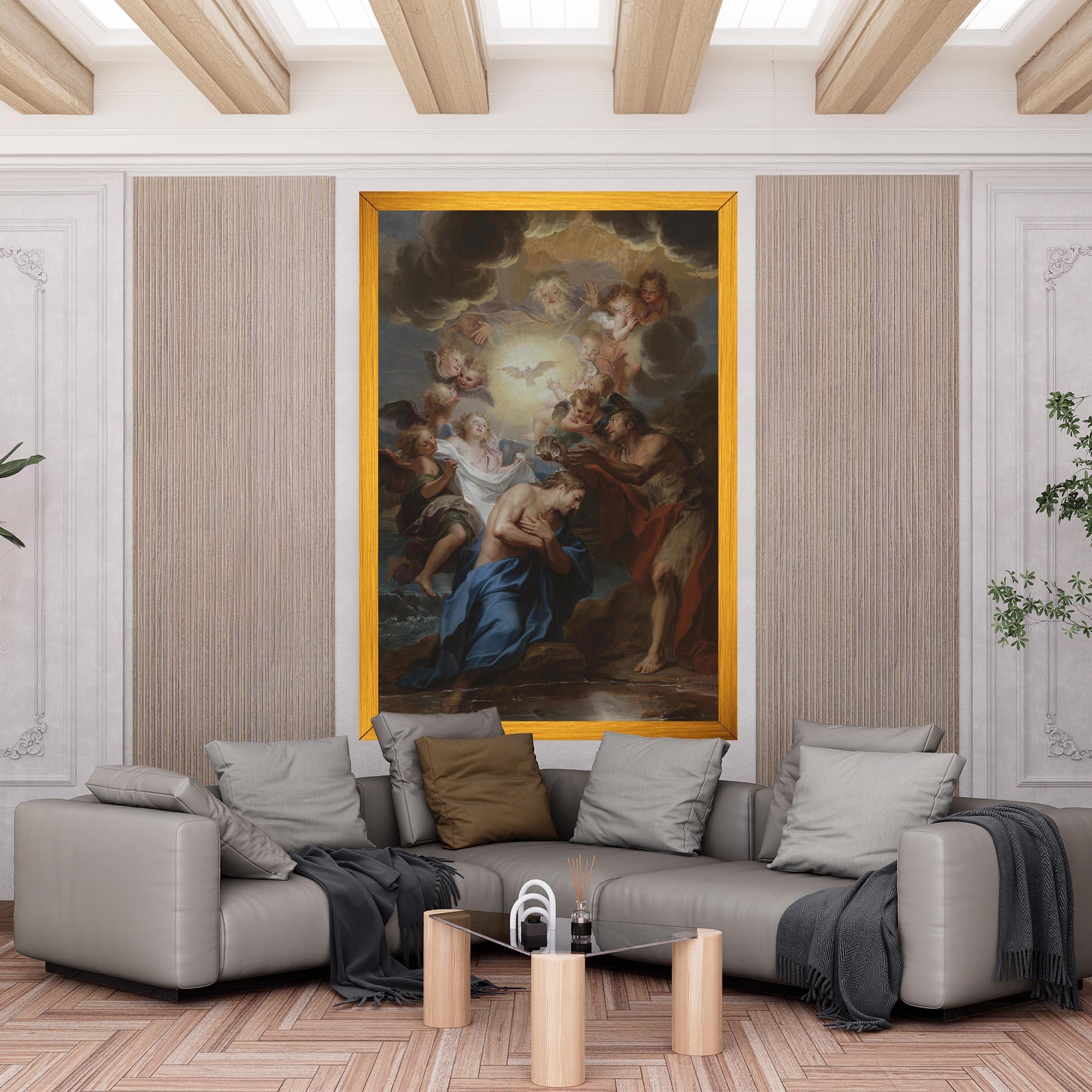 Vászonkép Divine Yellow Light mockup 6