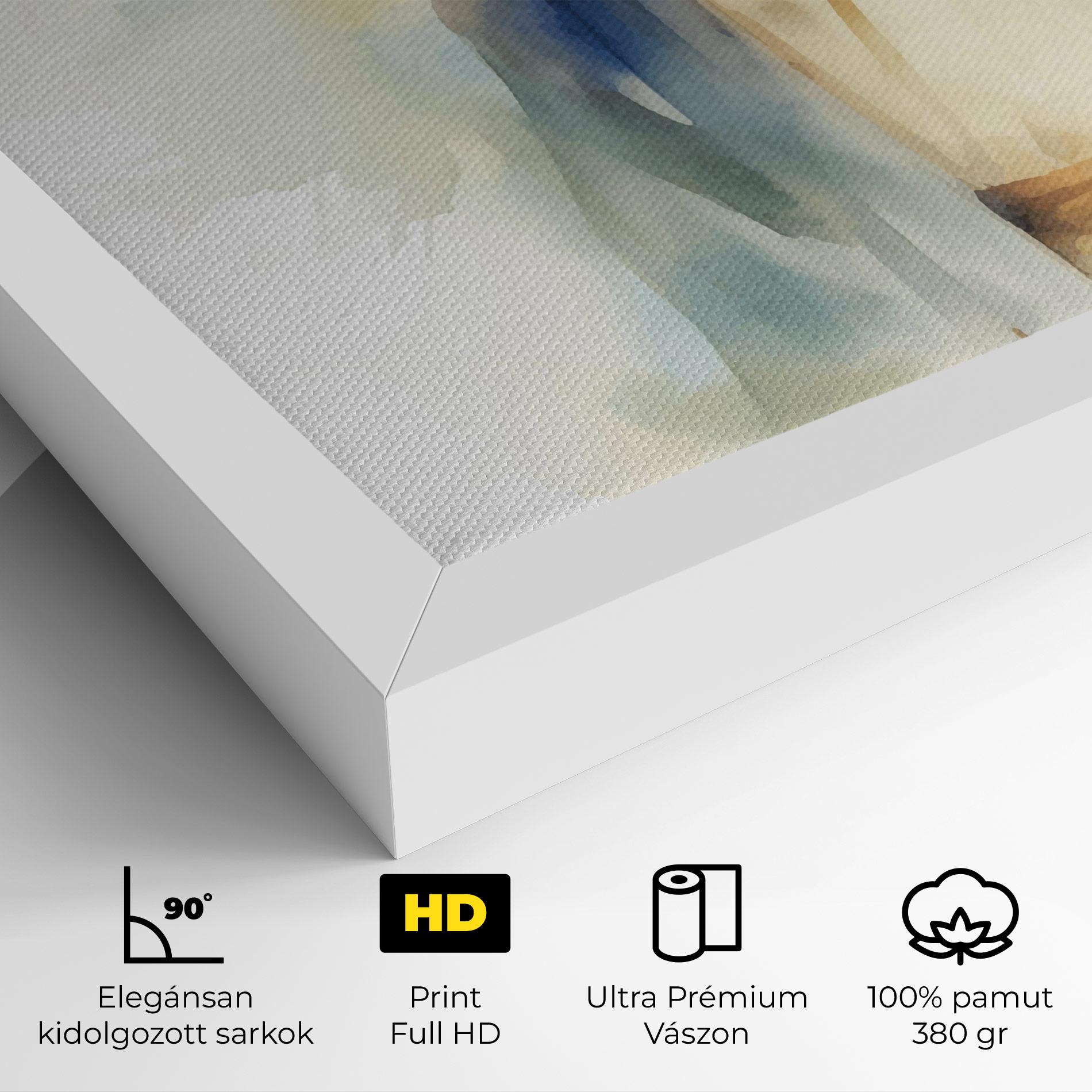 Vászonkép Jesus Light Art mockup 4